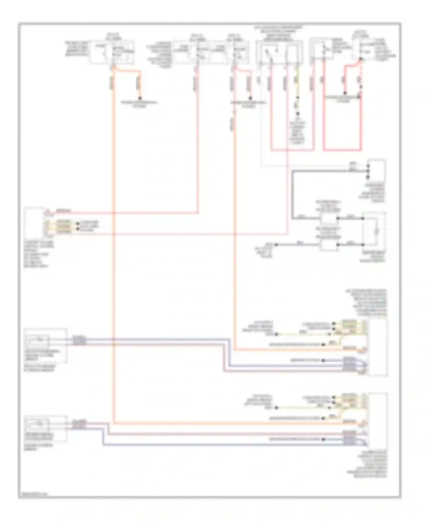Wiring diagram of trunk) for Audi S4 B8 (2008-2011)