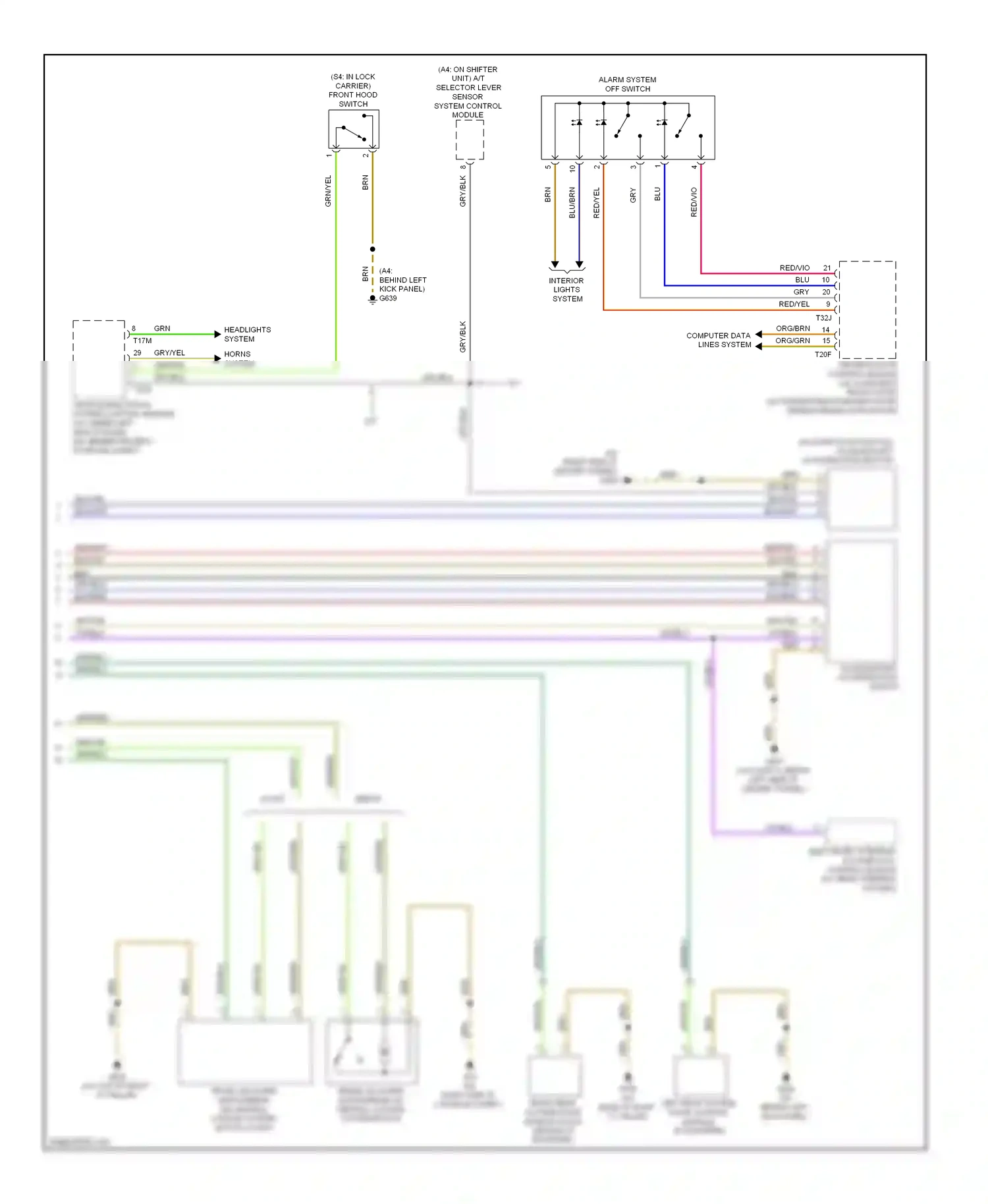 Wiring diagram blu for Audi S4 B8 (2008-2011) (3 of 47)