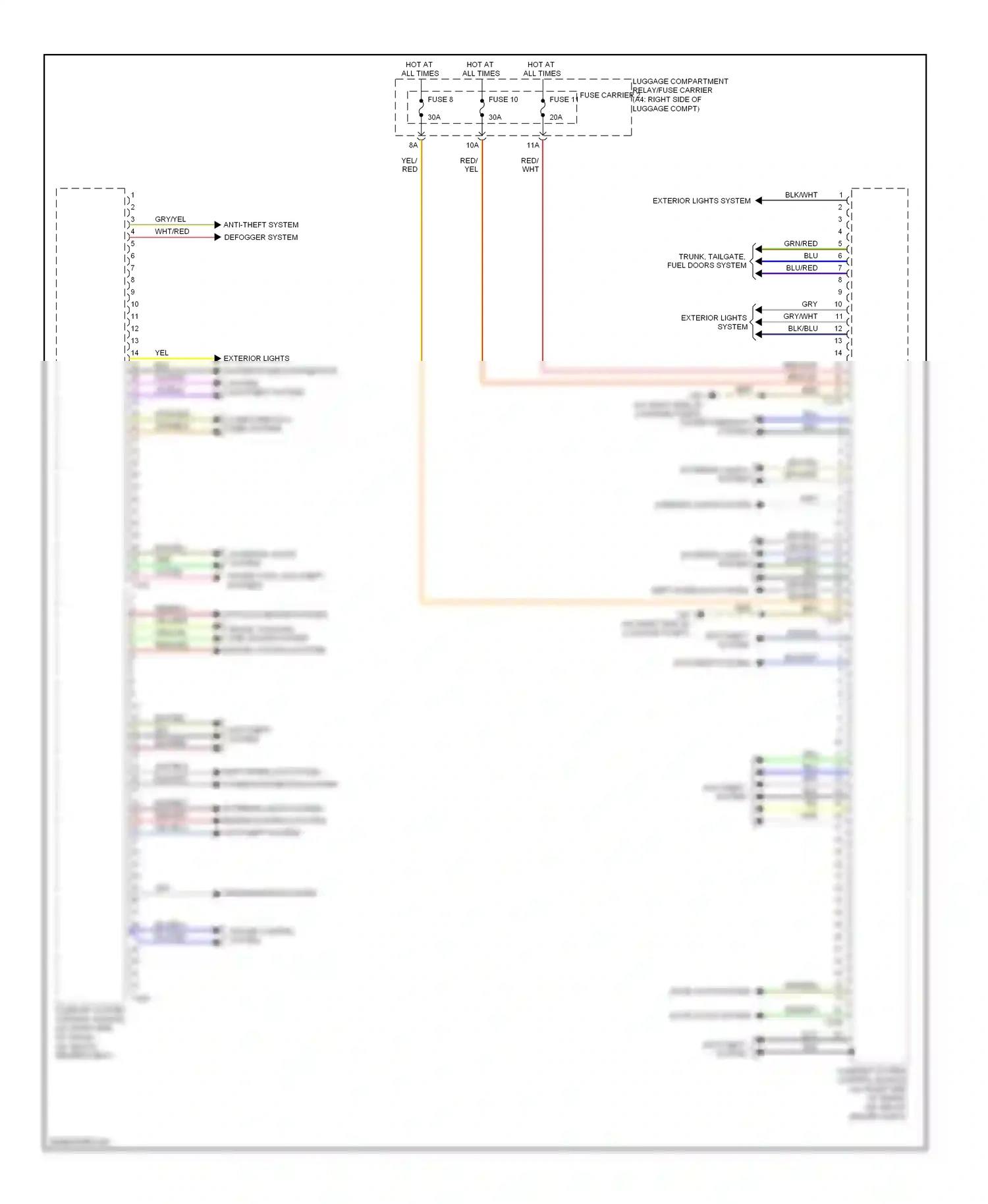 Wiring diagram blu for Audi S4 B8 (2008-2011) (4 of 47)