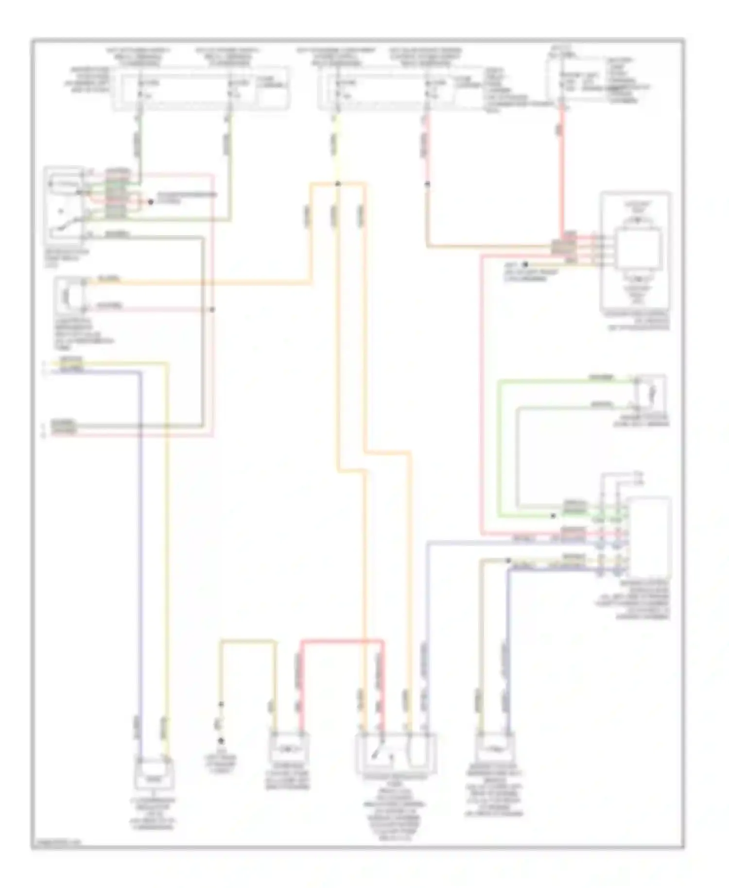 Wiring diagram compressor) for Audi S4 B8 (2008-2011) (1 of 1)