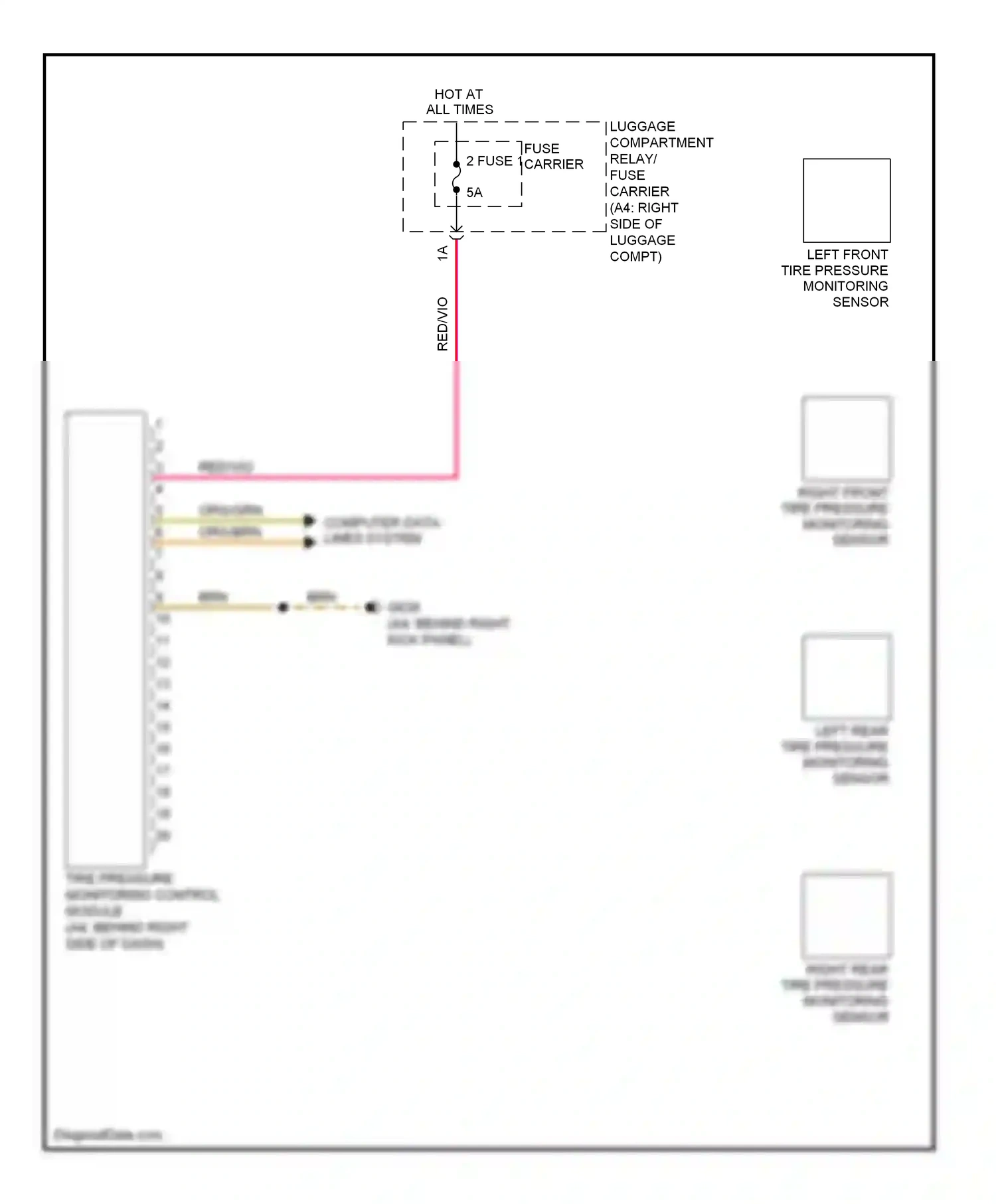 Audi S4 B8 (2008-2011) computer data lines system wiring diagram  (95 of 97)