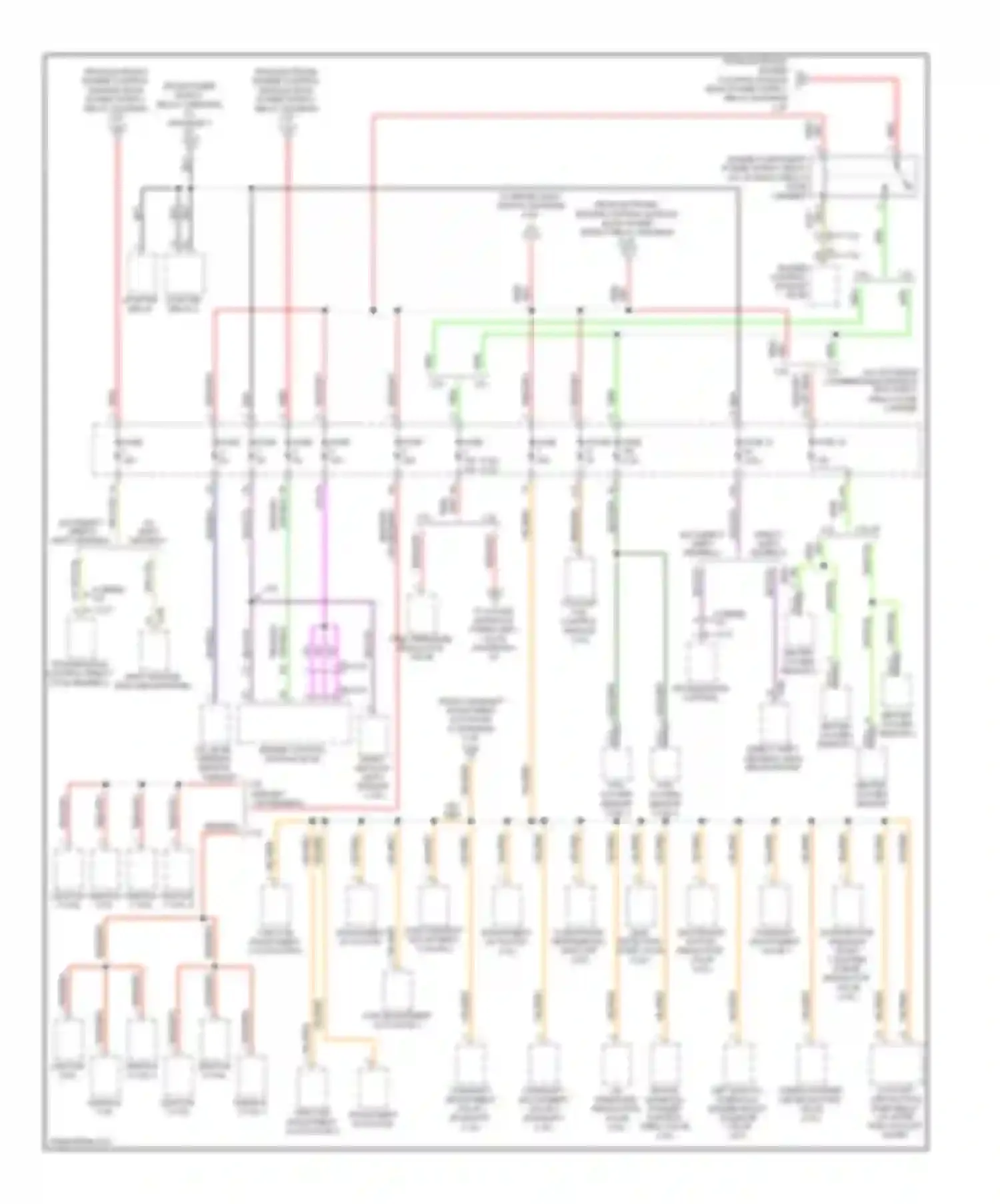 Wiring diagram fuse carrier for Audi S4 B8 (2008-2011) (5 of 6)