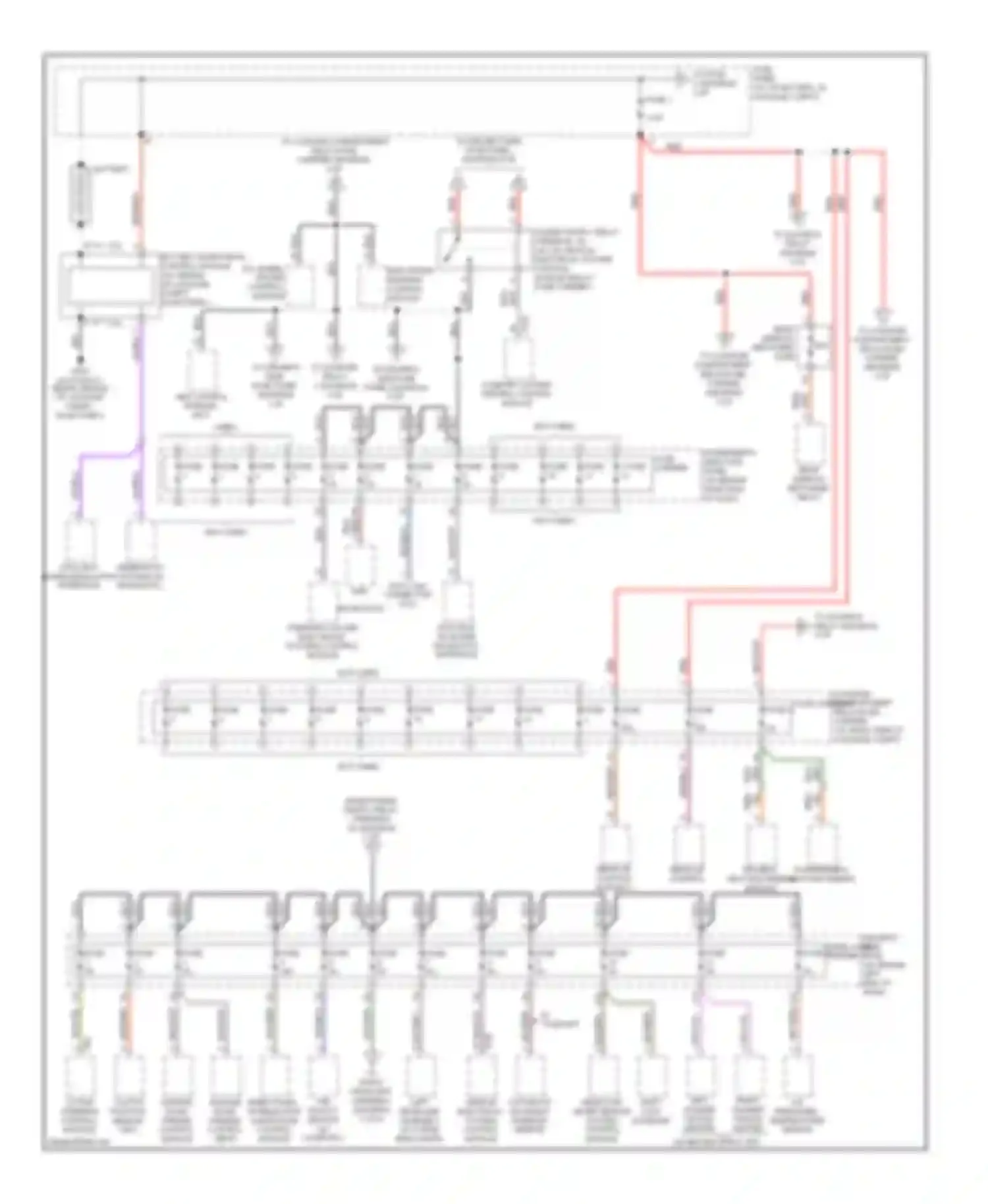 Wiring diagram steering column electronic systems control module for Audi S4 B8 (2008-2011)