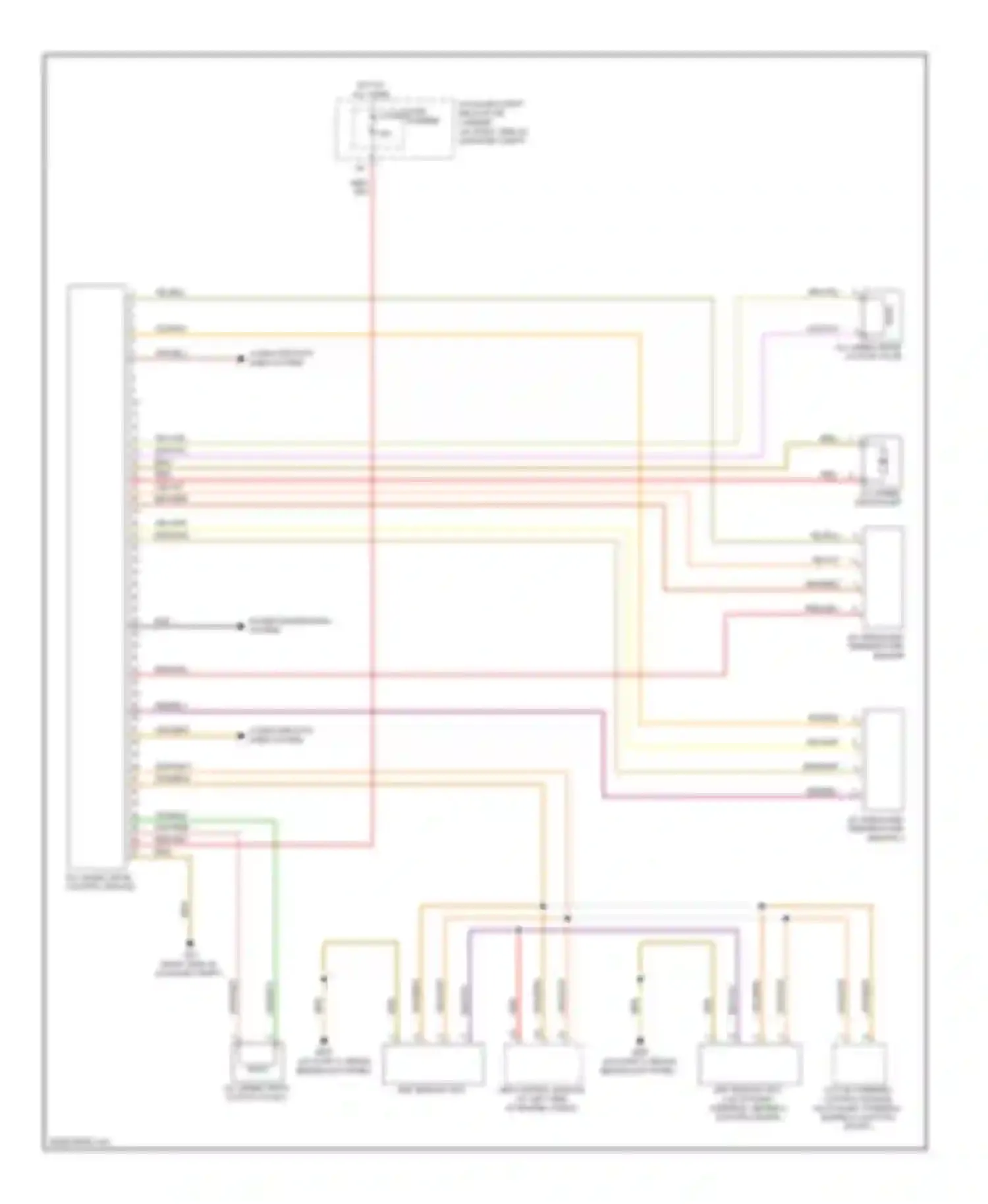 Wiring diagram esp sensor unit for Audi S4 B8 (2008-2011)