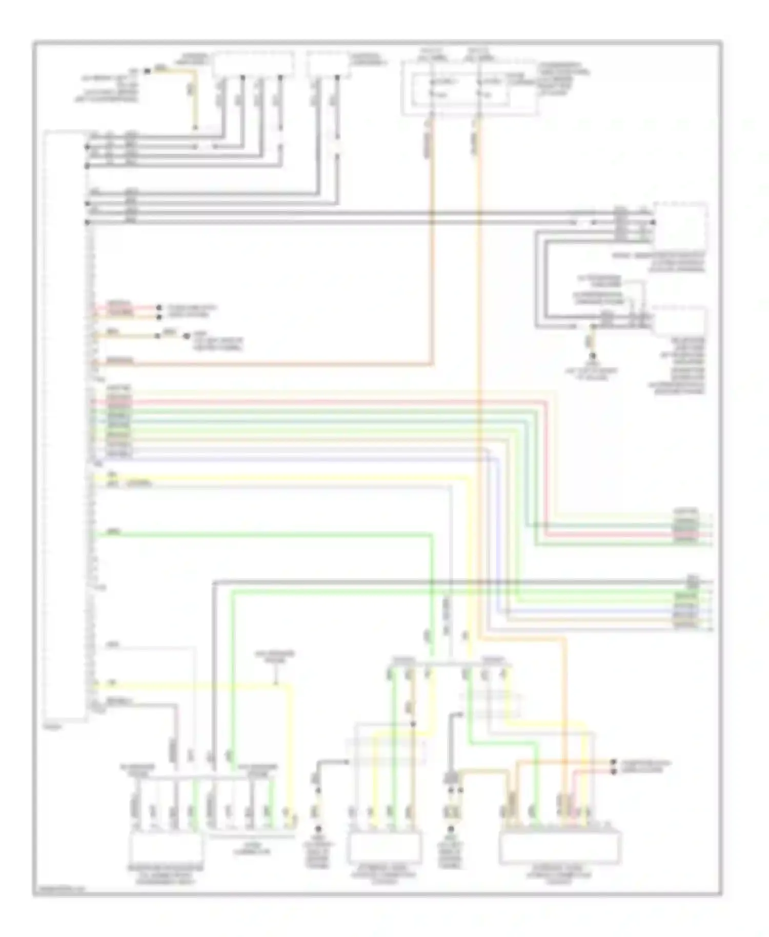 Wiring diagram w/ preperation, speaker phone for Audi S4 B8 (2008-2011)