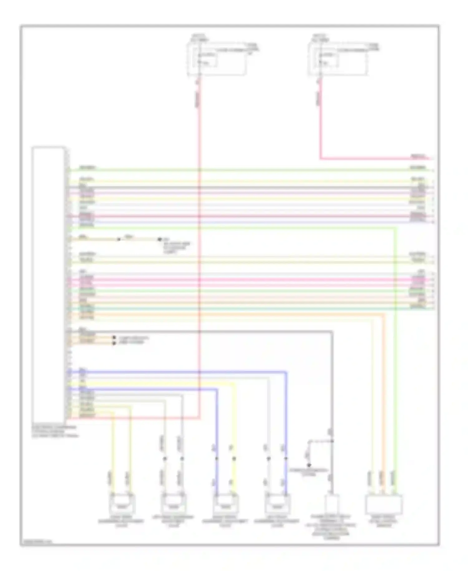 Wiring diagram red/vio for Audi S4 B8 (2008-2011)