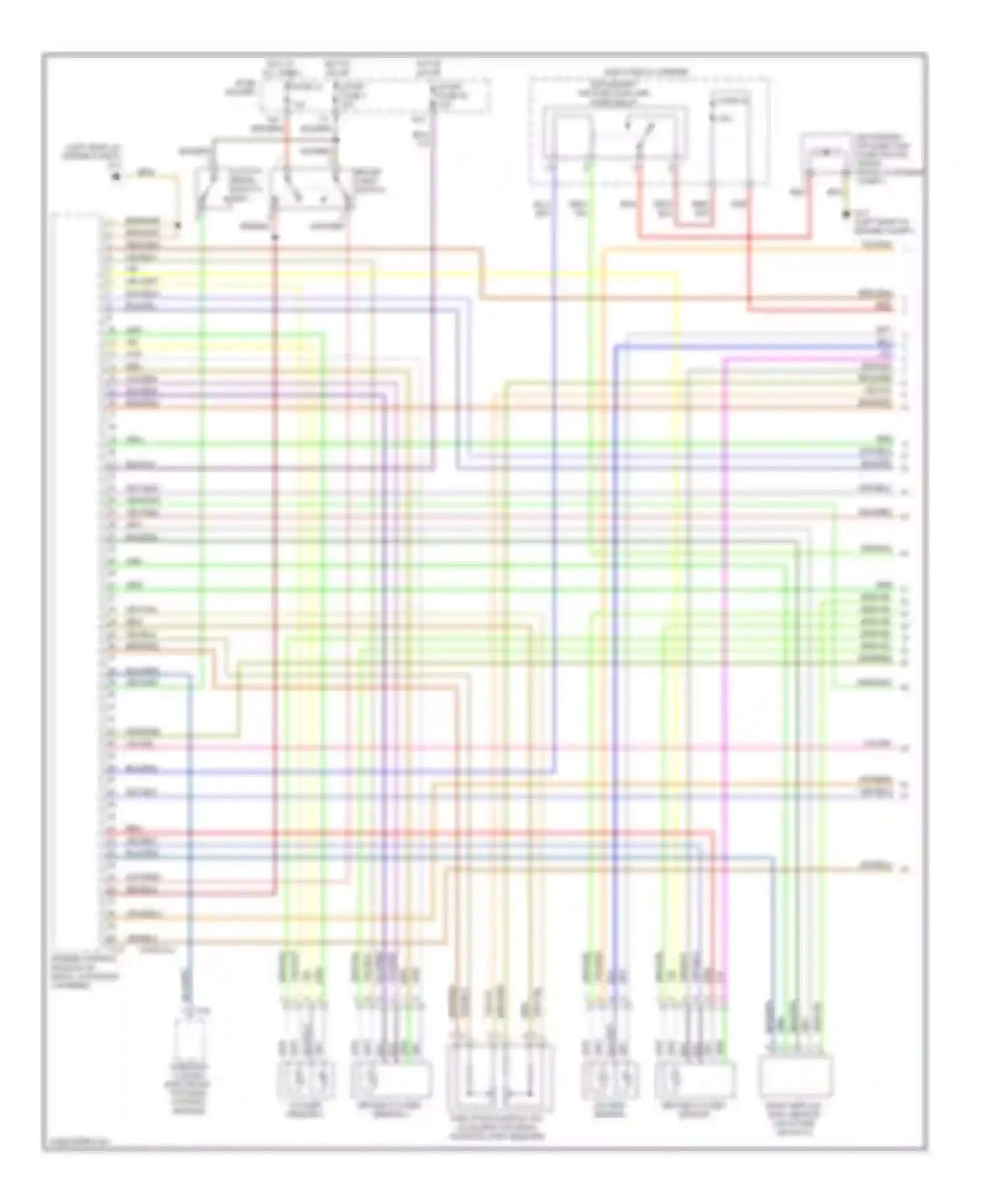 Wiring diagram oxygen sensor 2 for Audi S4 B8 (2008-2011)