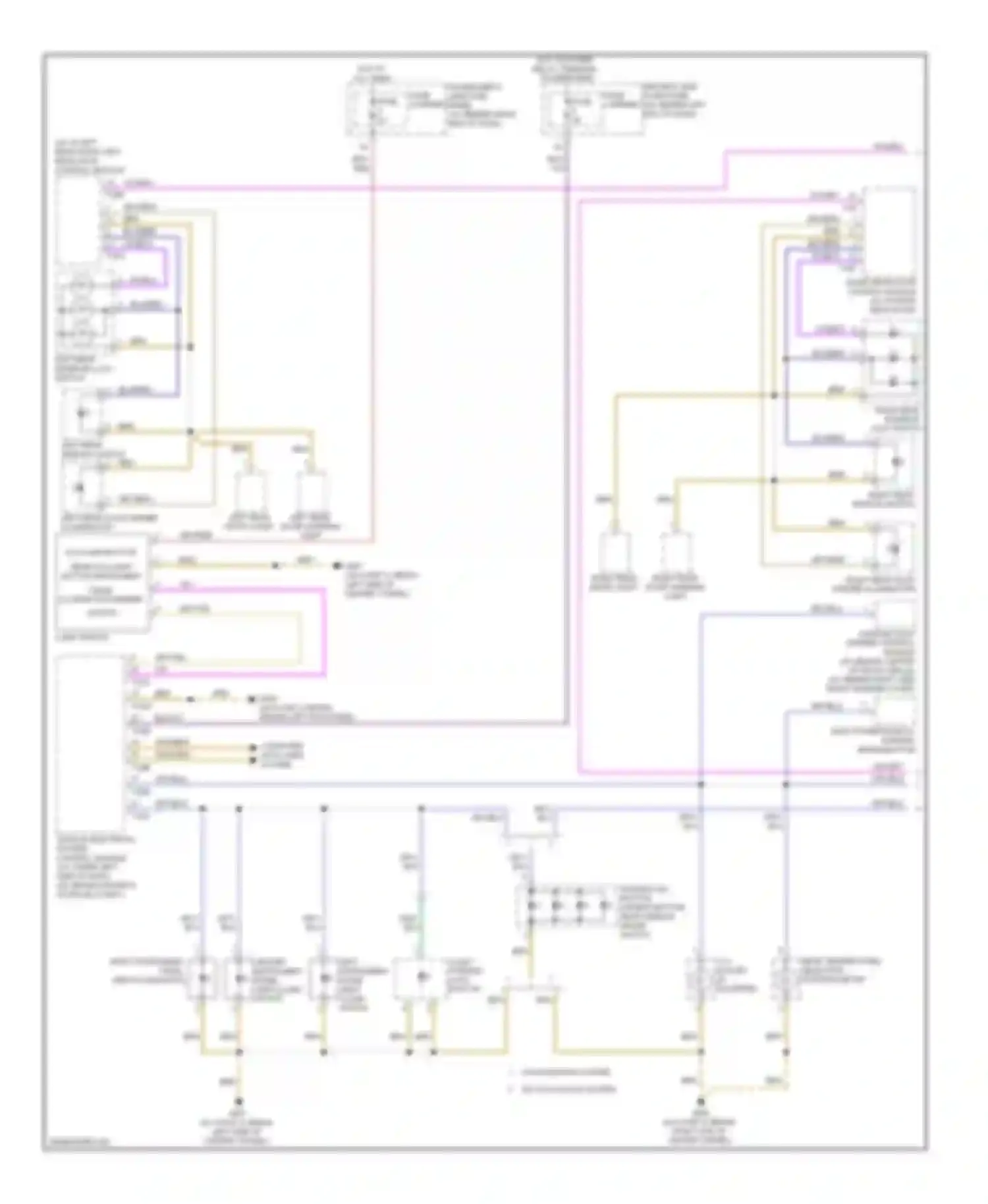 Wiring diagram blk/vio for Audi S4 B8 (2008-2011)