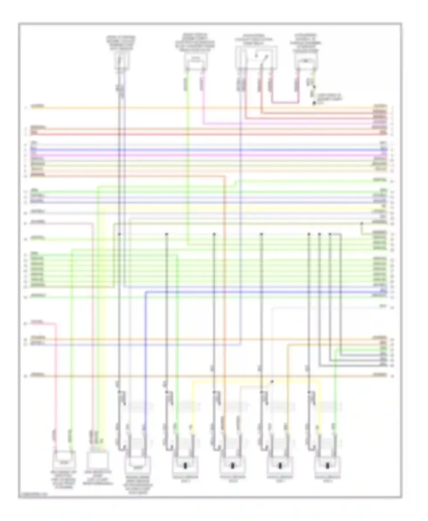 Wiring diagram vio/wht for Audi S4 B8 (2008-2011)