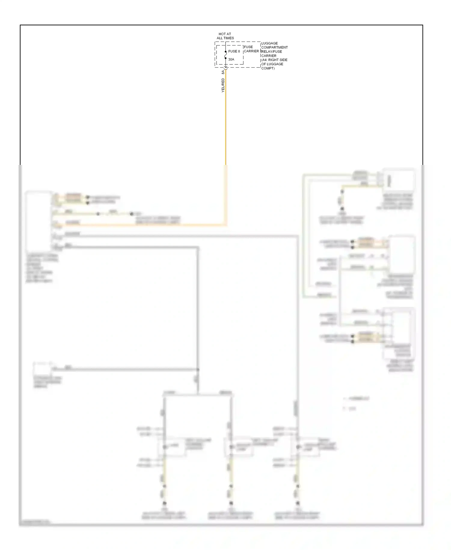 Audi S4 B8 (2008-2011) org/grn wiring diagram  (11 of 45)