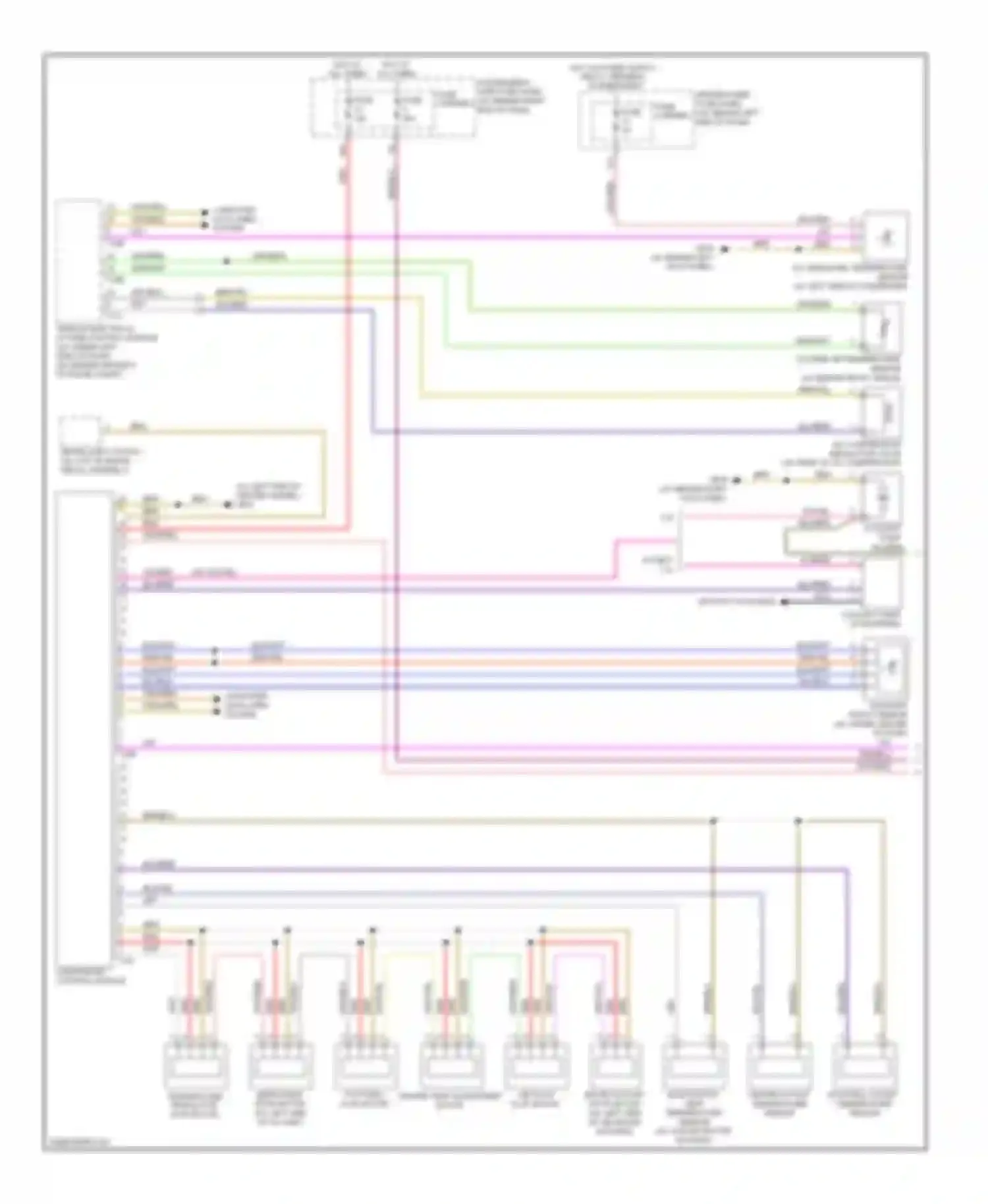 Wiring diagram red for Audi S4 B8 (2008-2011) (2 of 64)