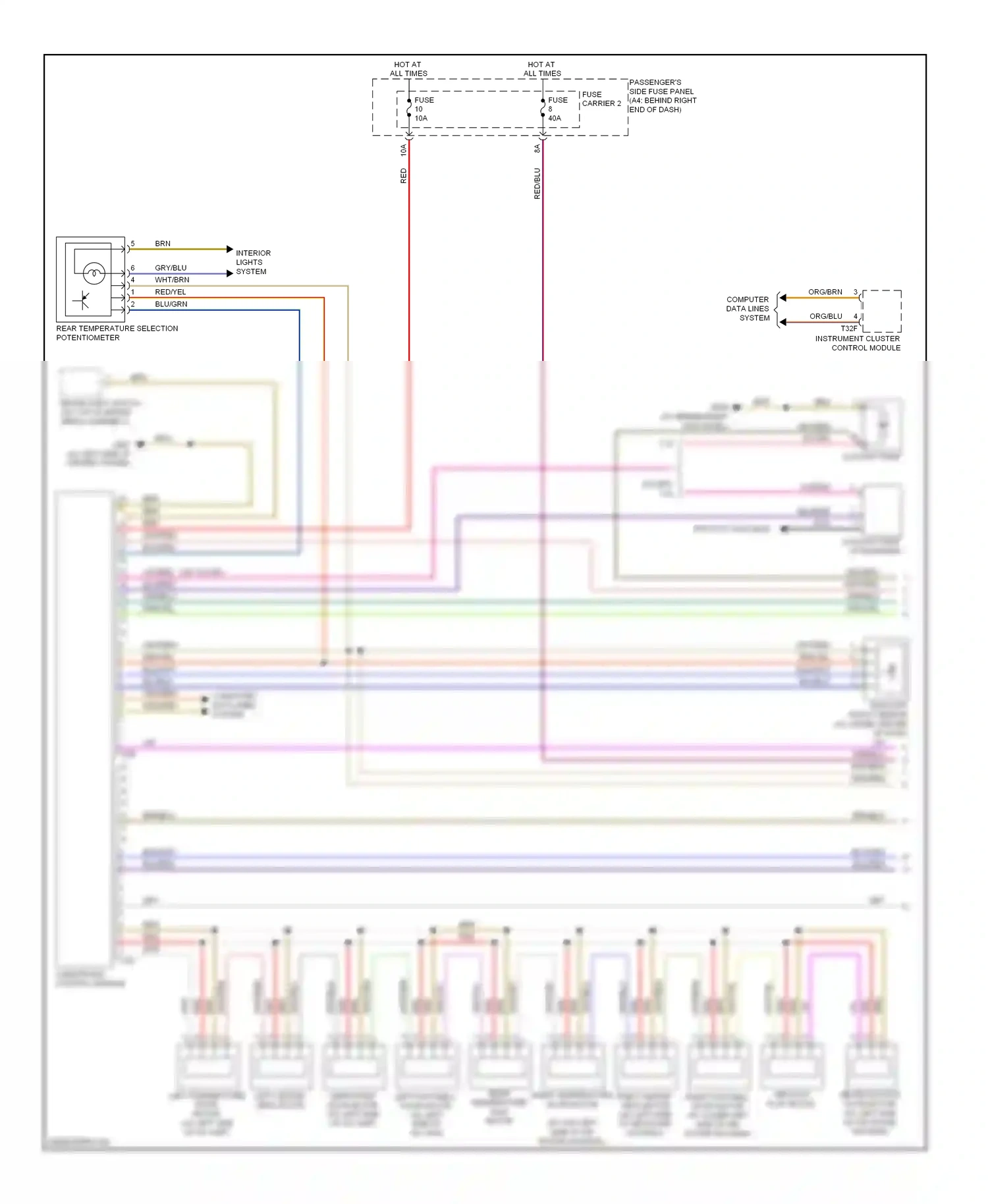 Audi S4 B8 (2008-2011) vio/yel wiring diagram  (3 of 21)