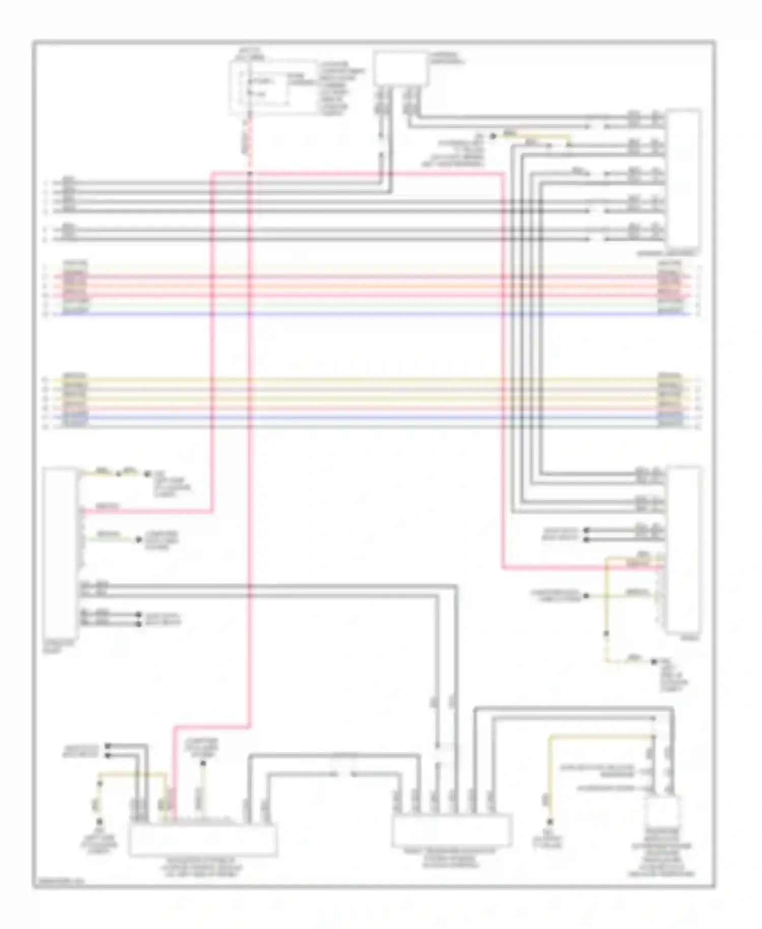 Wiring diagram w/ speaker phone for Audi S4 B8 (2008-2011) (4 of 17)