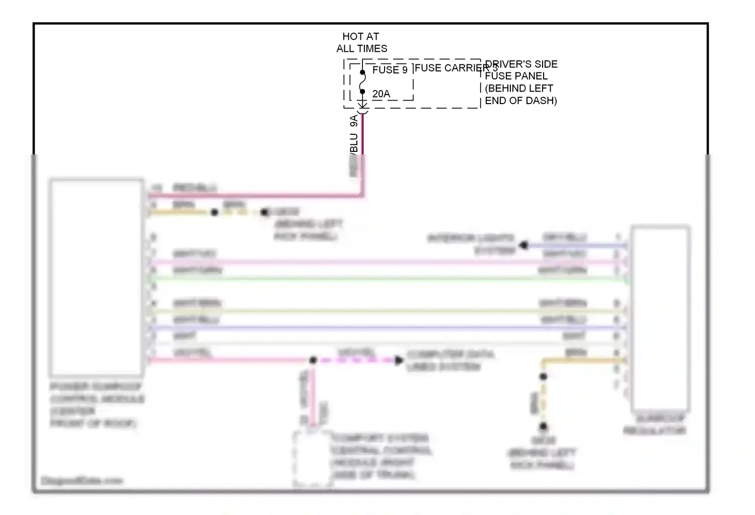 Audi S4 B8 (2008-2011) wht/grn wiring diagram  (17 of 30)