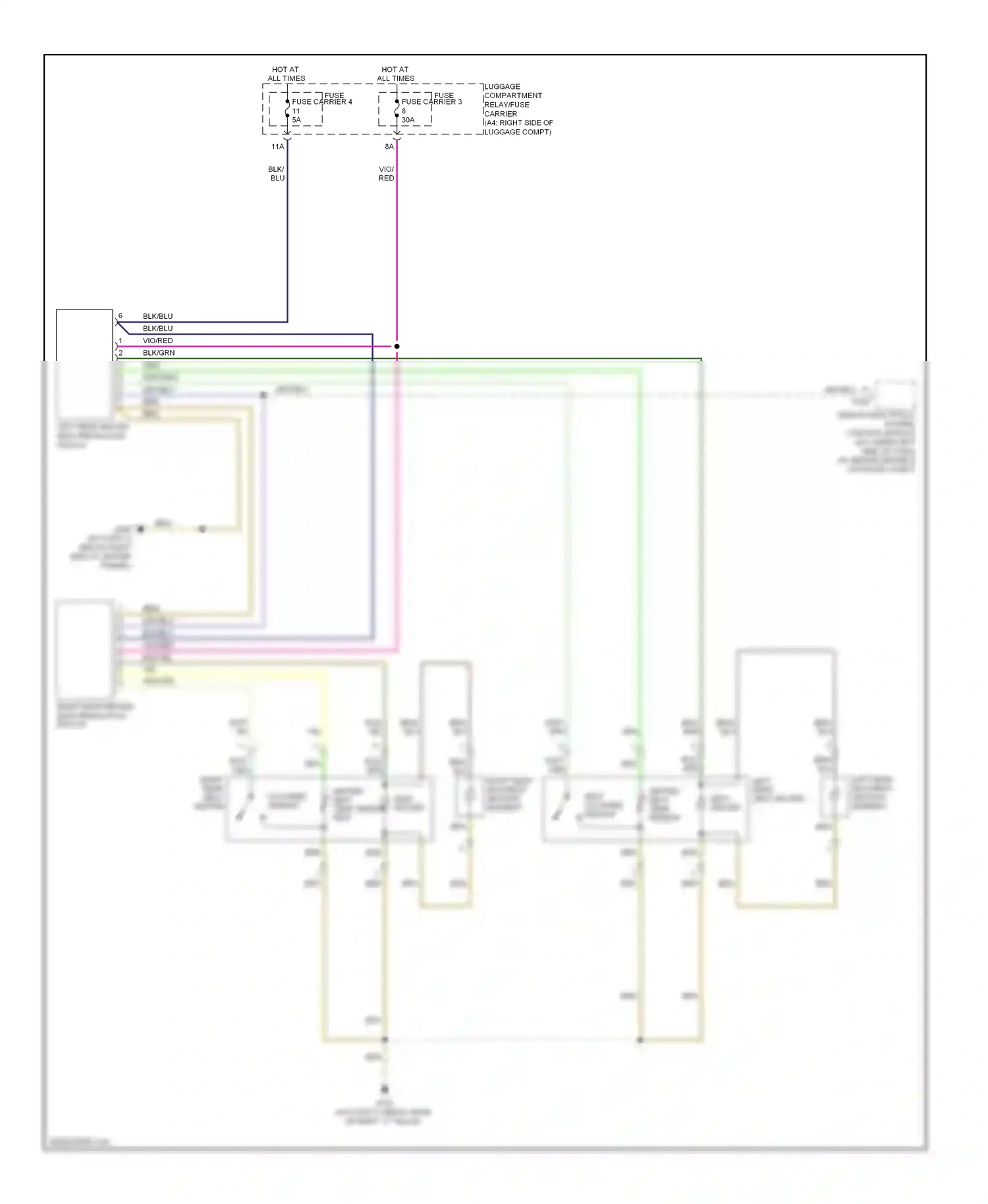 Audi S4 B8 (2008-2011) yel wiring diagram  (41 of 57)