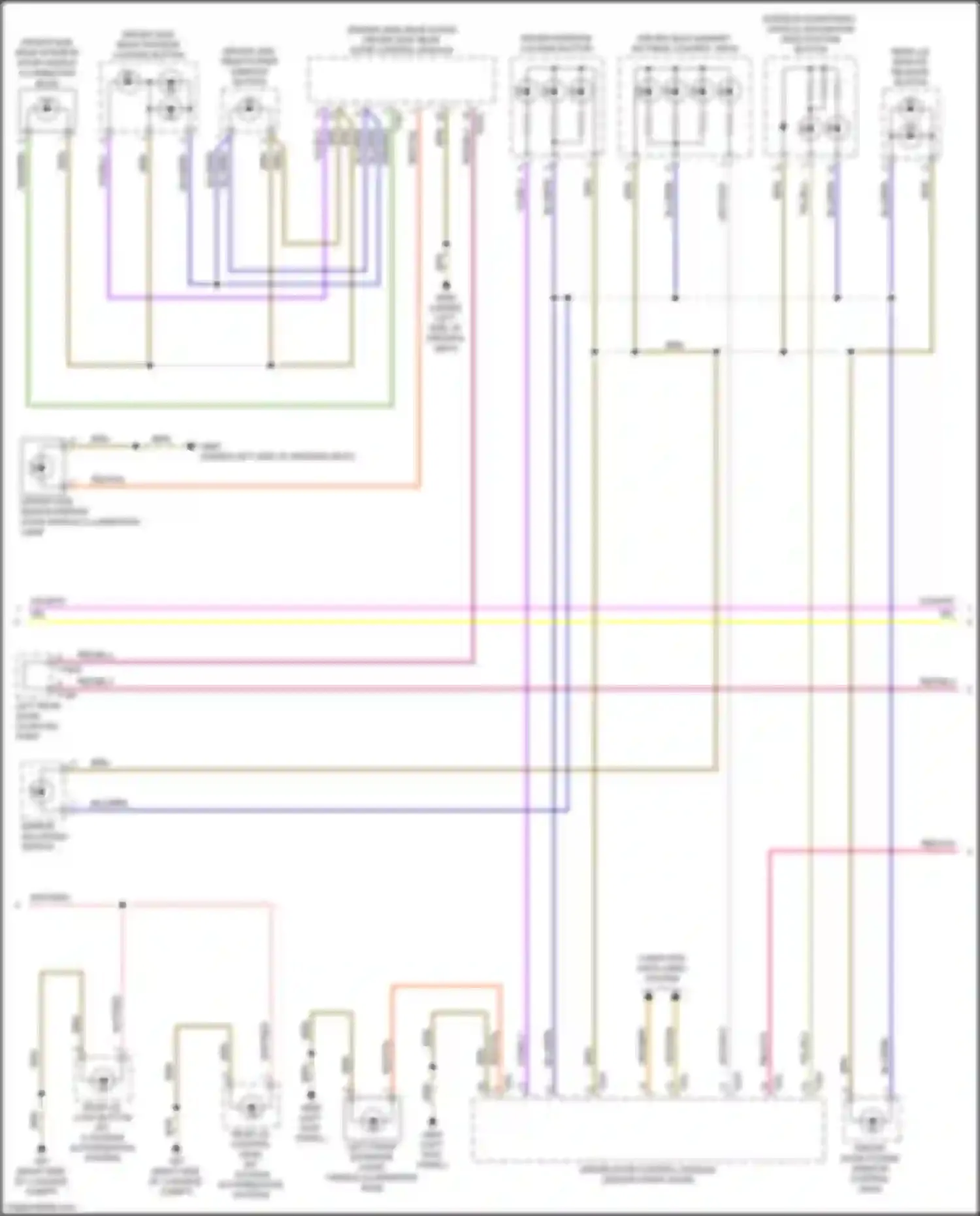 S4 Audi B9 facelift (2019-2024): Instrument illumination circuit (3 of 4)
