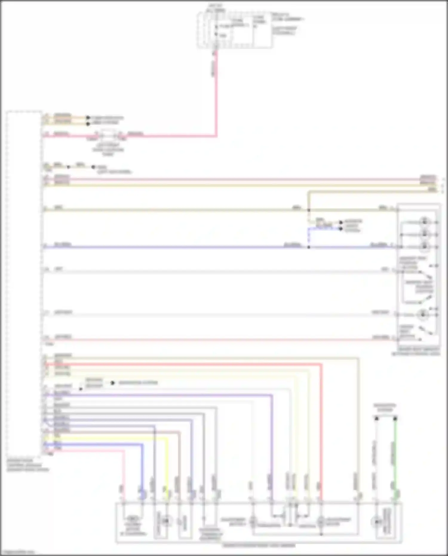 S4 Audi B9 facelift (2019-2024): Memory mirrors circuit (1 of 2)