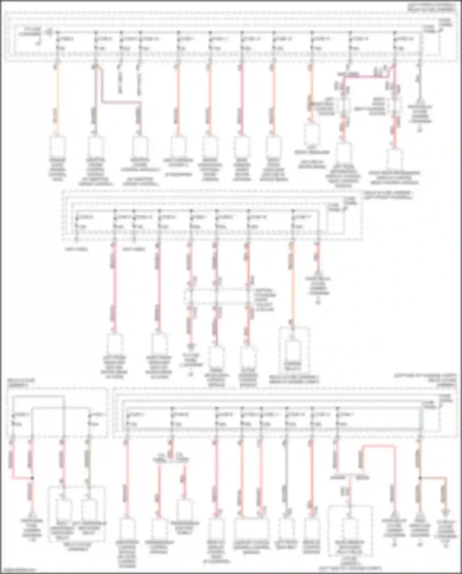 S4 Audi B9 facelift (2019-2024): Power distribution circuit (4 of 6)