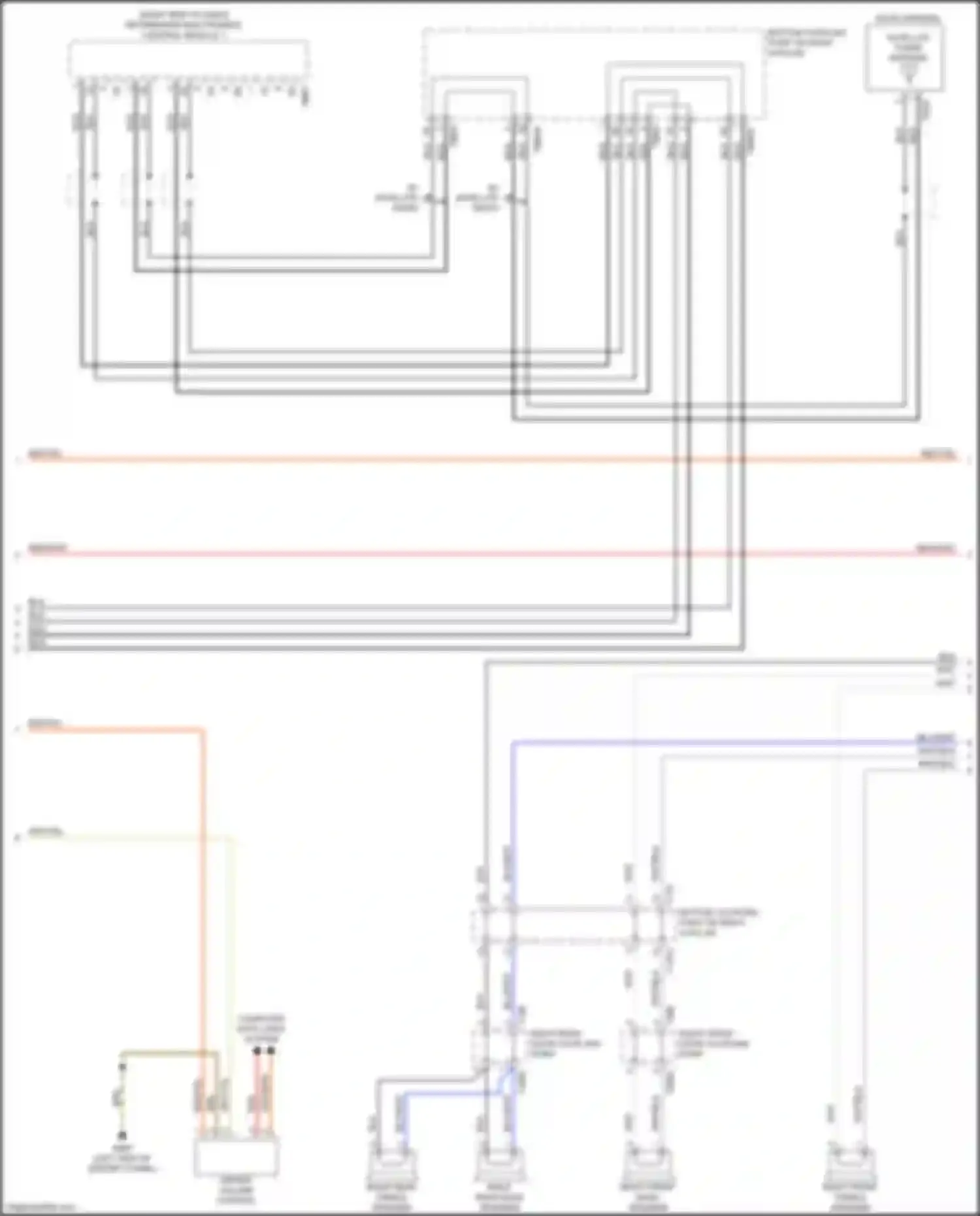 S4 Audi B9 facelift (2019-2024): Radio circuit, w/o amplifier (2 of 3)
