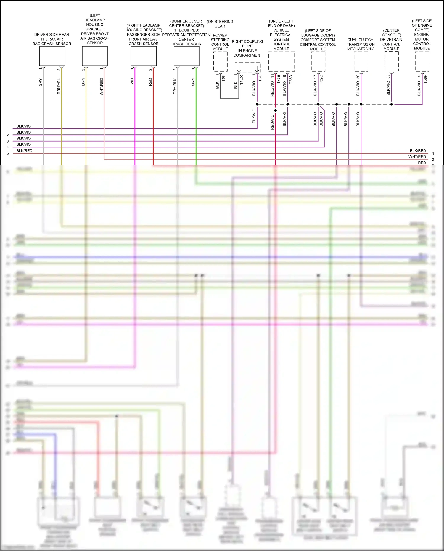 Wiring diagram brn for Audi S4 B9 facelift (2019-2024) (30 of 152)