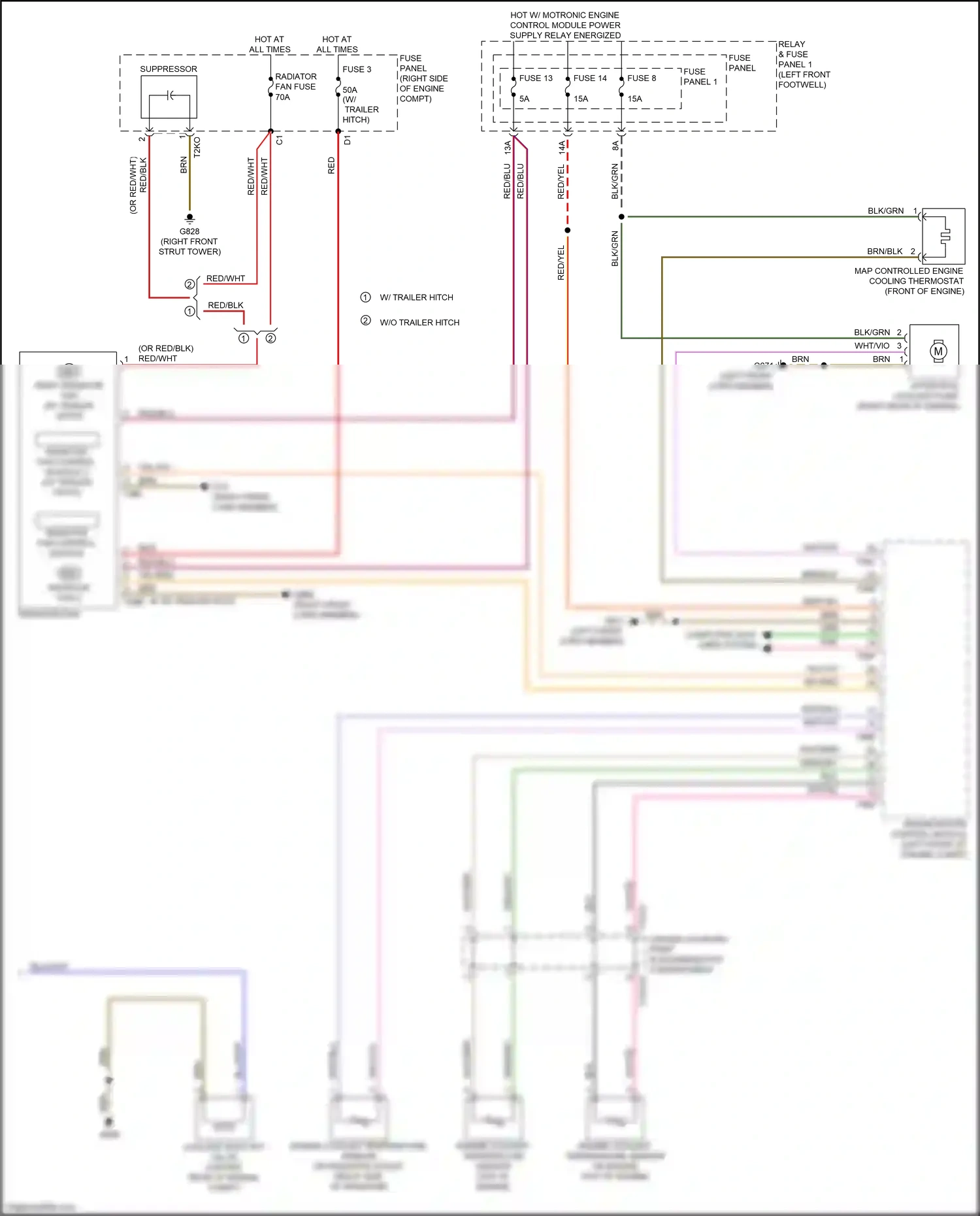 Wiring diagram engine/motor control module for Audi S4 B9 facelift (2019-2024) (4 of 13)