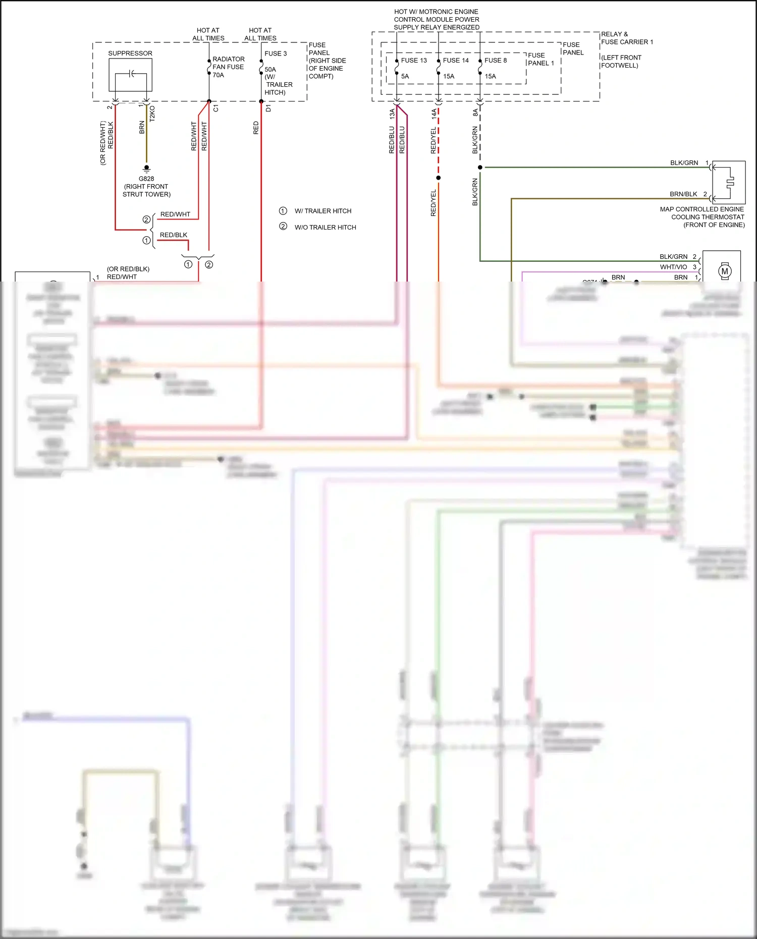 Wiring diagram fuse panel a for Audi S4 B9 facelift (2019-2024) (1 of 8)