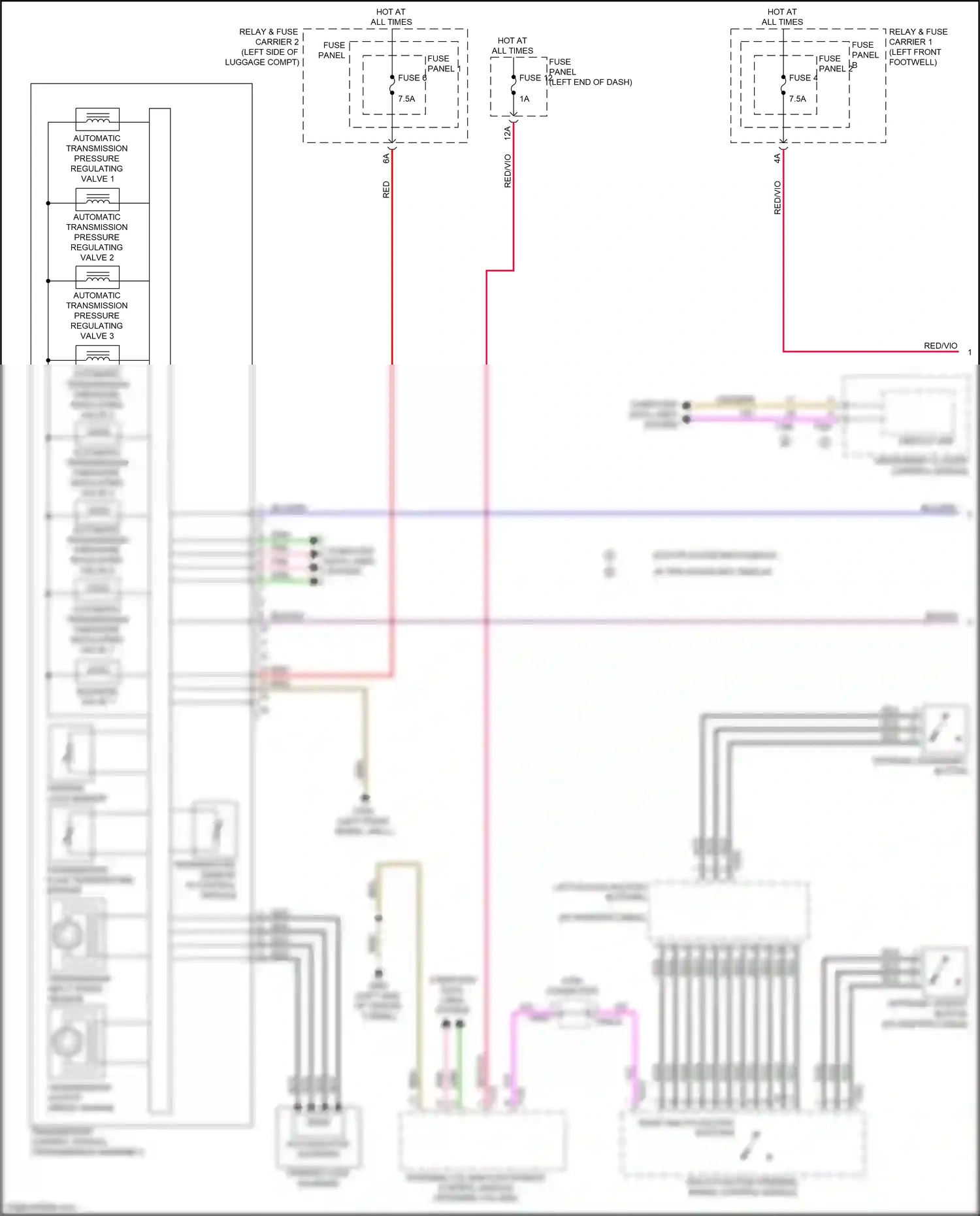 Wiring diagram instrument cluster control module for Audi S4 B9 facelift (2019-2024) (1 of 23)