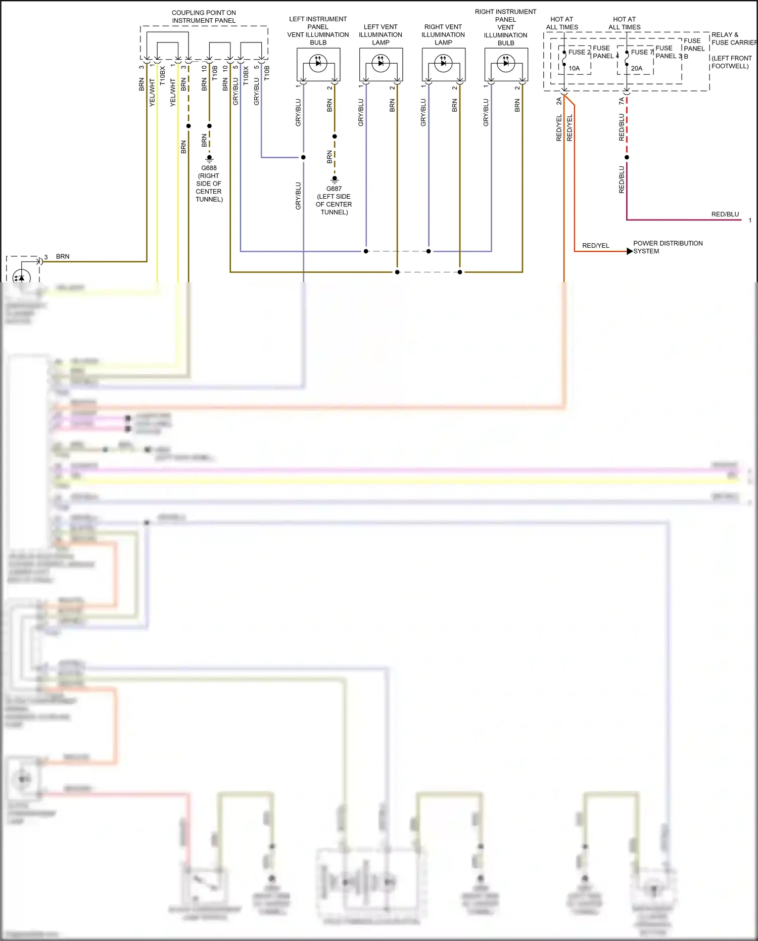 Wiring diagram power distribution system for Audi S4 B9 facelift (2019-2024) (19 of 24)