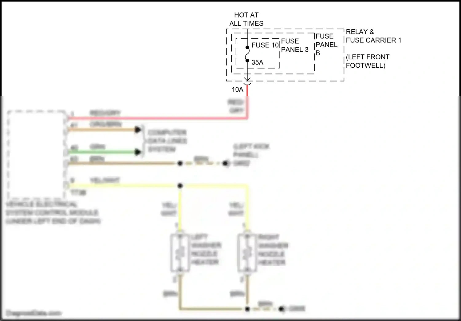 Wiring diagram red for Audi S4 B9 facelift (2019-2024) (63 of 78)