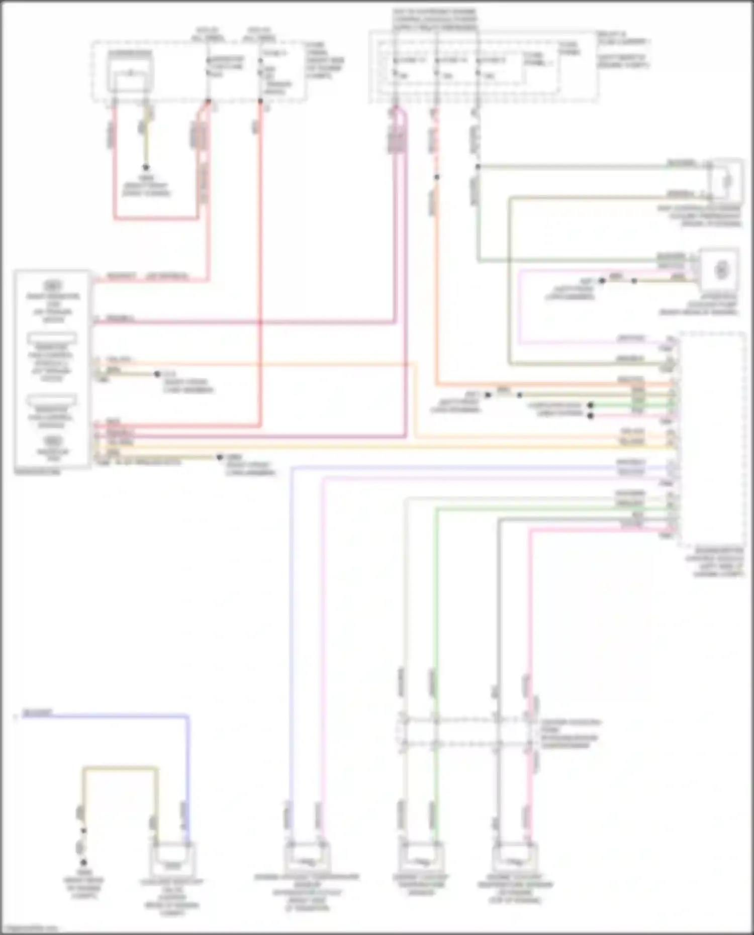 S4 Audi B9 (2016-2019): Automatic a/c circuit, w/ climatronic (3 of 3)
