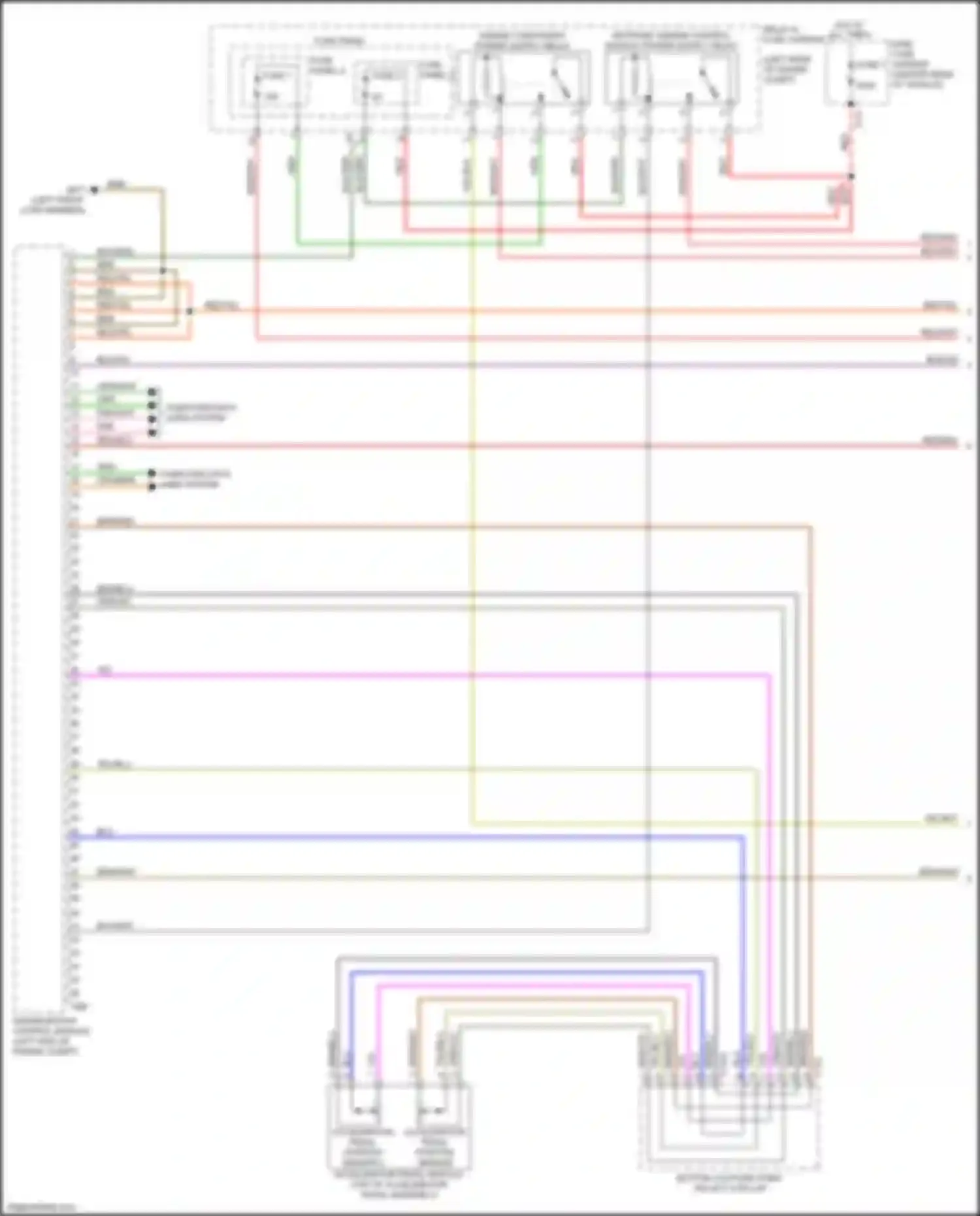 S4 Audi B9 (2016-2019): Wiring diagram engine performance 3.0l turbo, engine controls circuit (1 of 10)