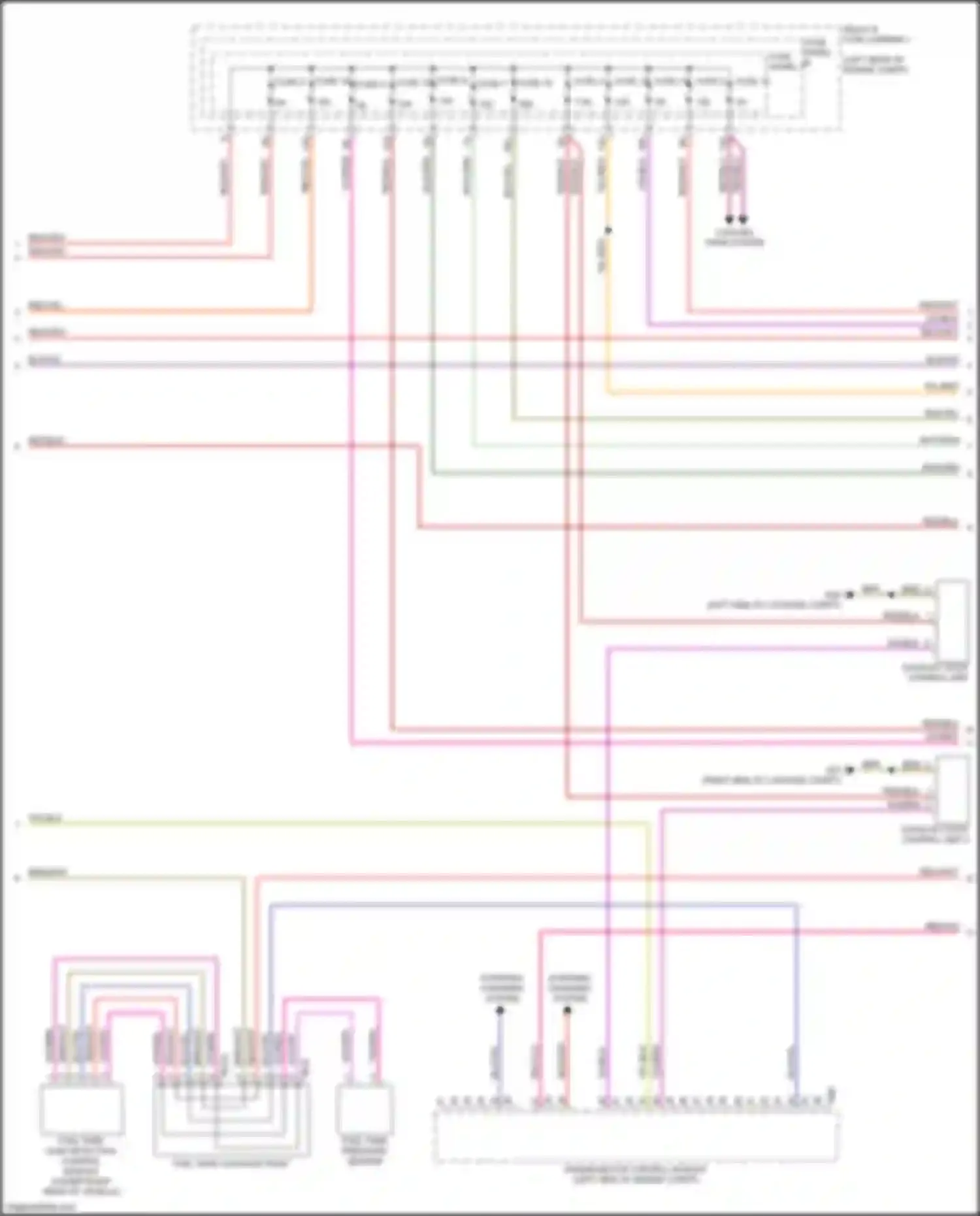 S4 Audi B9 (2016-2019): Wiring diagram engine performance 3.0l turbo, engine controls circuit (2 of 10)