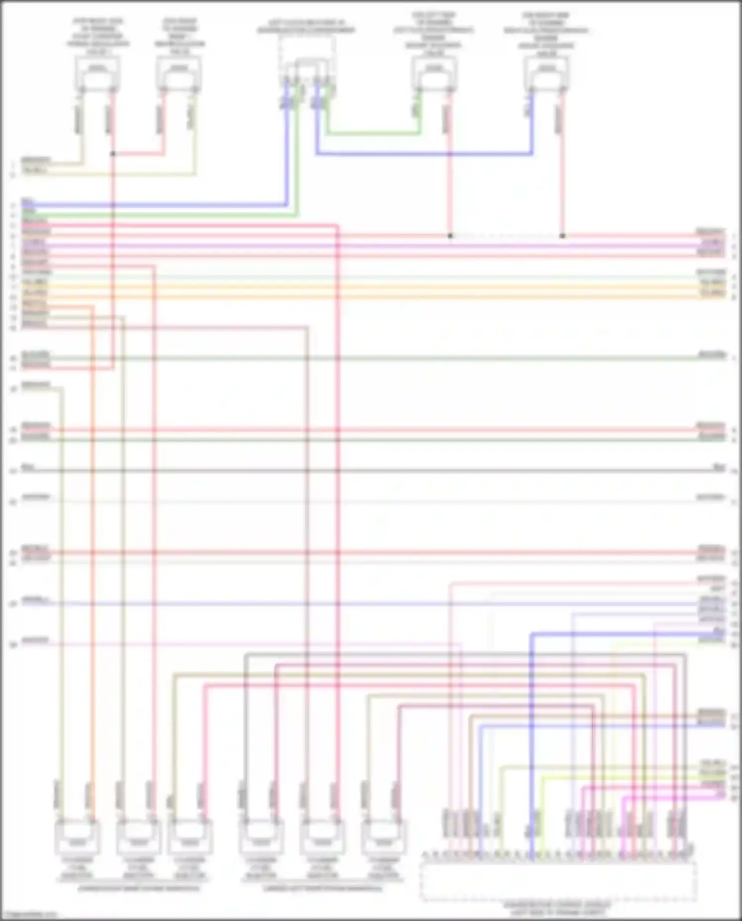 S4 Audi B9 (2016-2019): Wiring diagram engine performance 3.0l turbo, engine controls circuit (8 of 10)