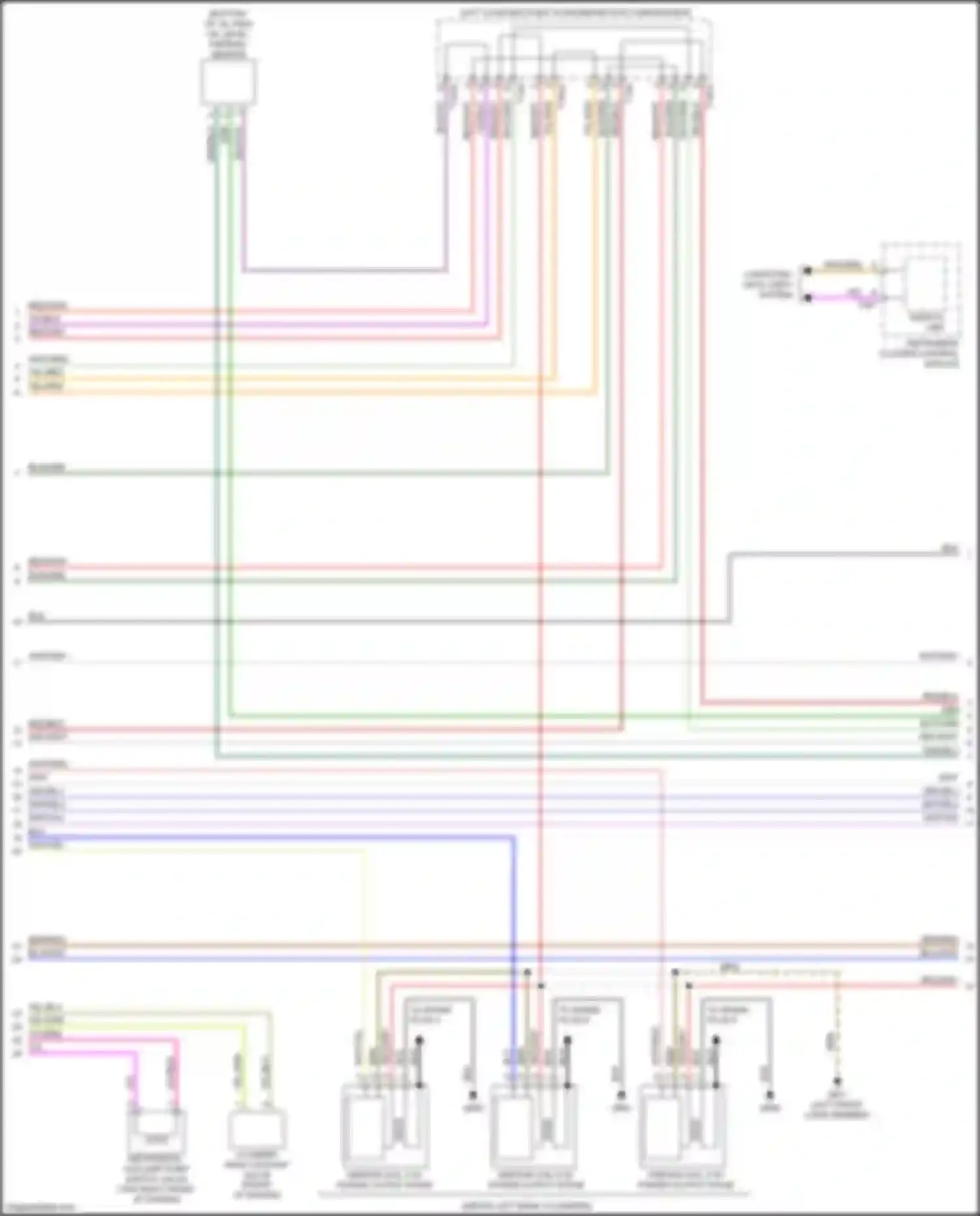 S4 Audi B9 (2016-2019): Wiring diagram engine performance 3.0l turbo, engine controls circuit (9 of 10)