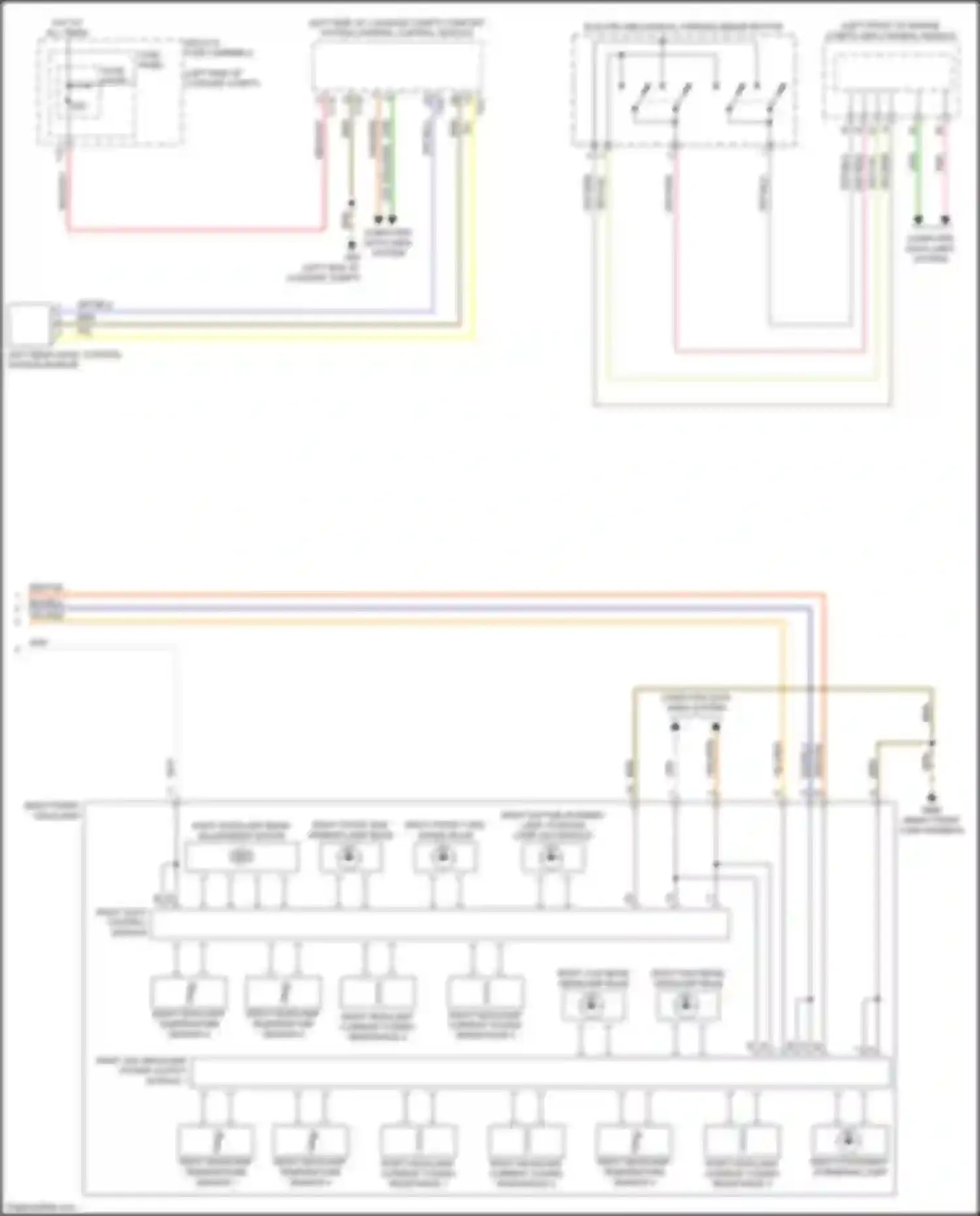 S4 Audi B9 (2016-2019): Headlights circuit, w/o hid & matrix beam (2 of 2)