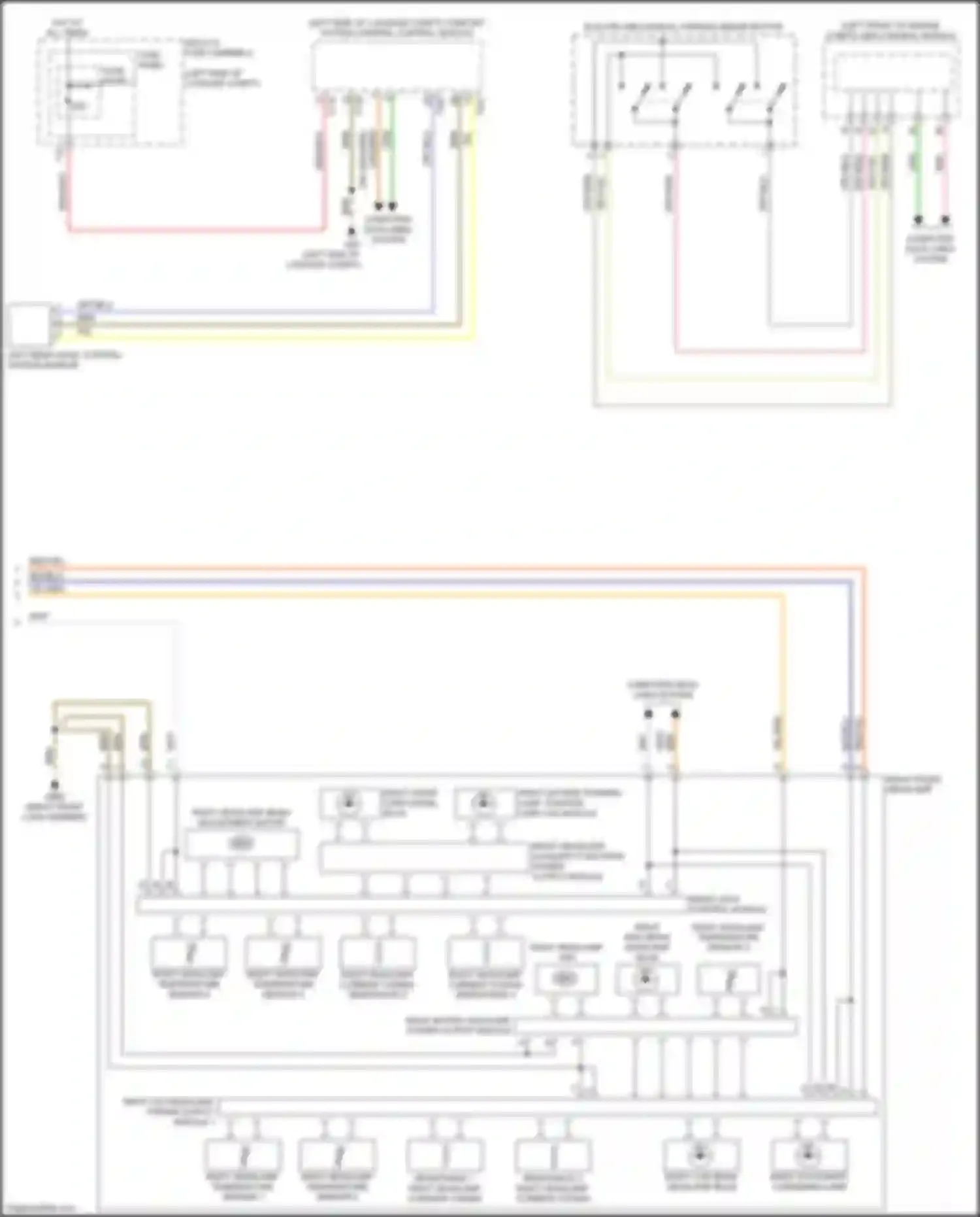S4 Audi B9 (2016-2019): Headlights circuit, w/o hid w/ matrix beam (2 of 2)