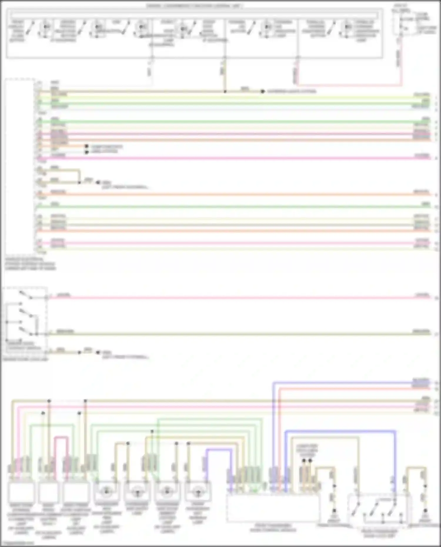 S4 Audi B9 (2016-2019): Courtesy lamps circuit (1 of 5)