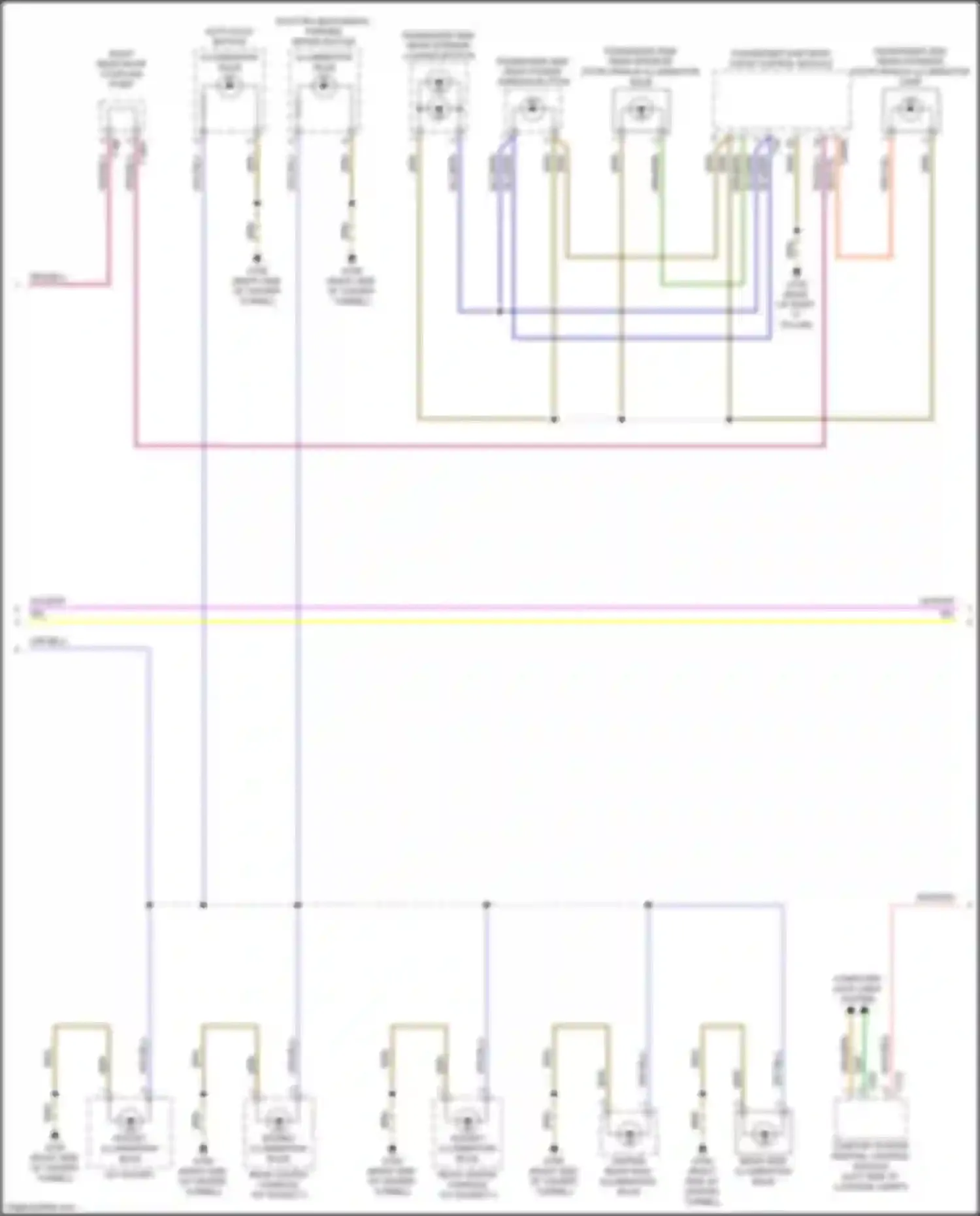 S4 Audi B9 (2016-2019): Instrument illumination circuit (2 of 4)