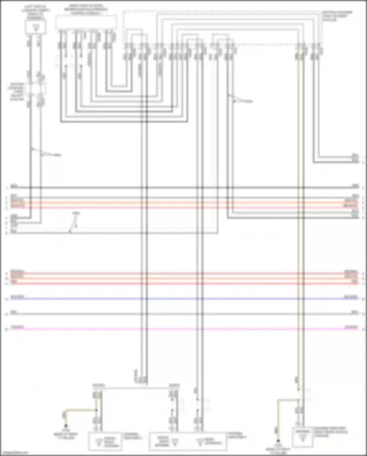 S4 Audi B9 (2016-2019): Radio circuit, w/ bang & olufsen sound (2 of 5)