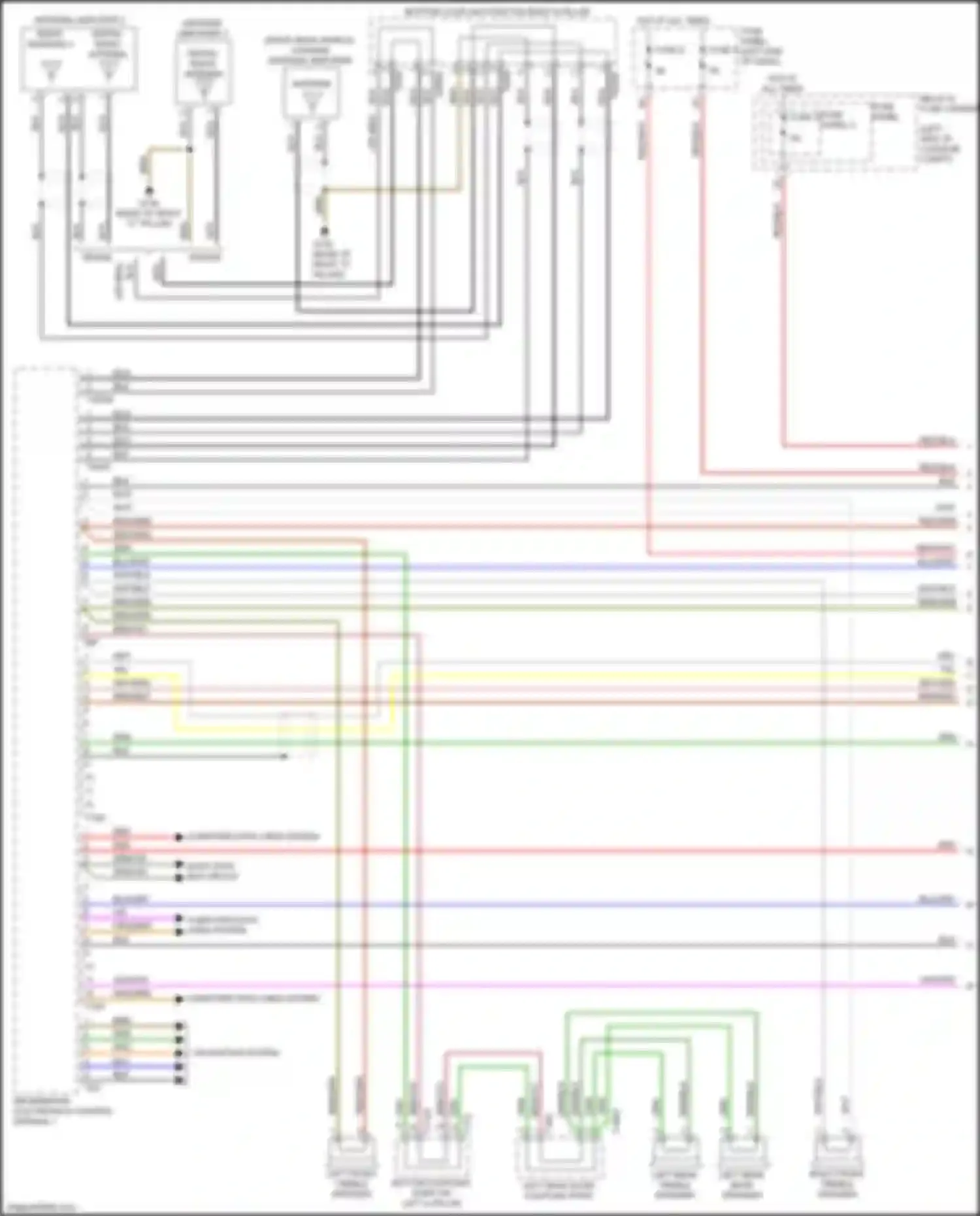 S4 Audi B9 (2016-2019): Radio circuit, w/o navigation (1 of 3)