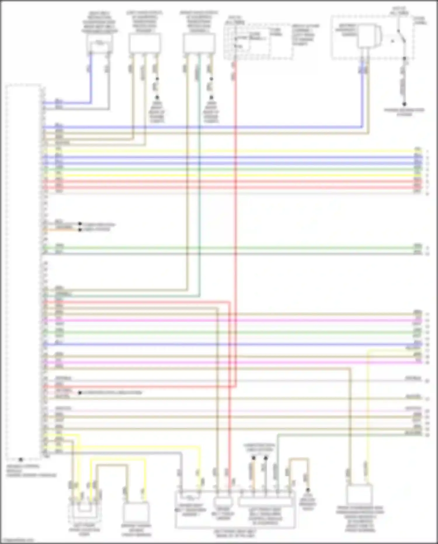 S4 Audi B9 (2016-2019): Supplemental restraints circuit (1 of 5)