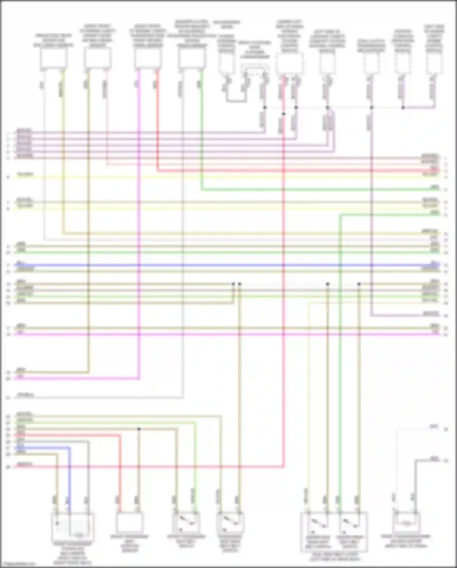 S4 Audi B9 (2016-2019): Supplemental restraints circuit (4 of 5)