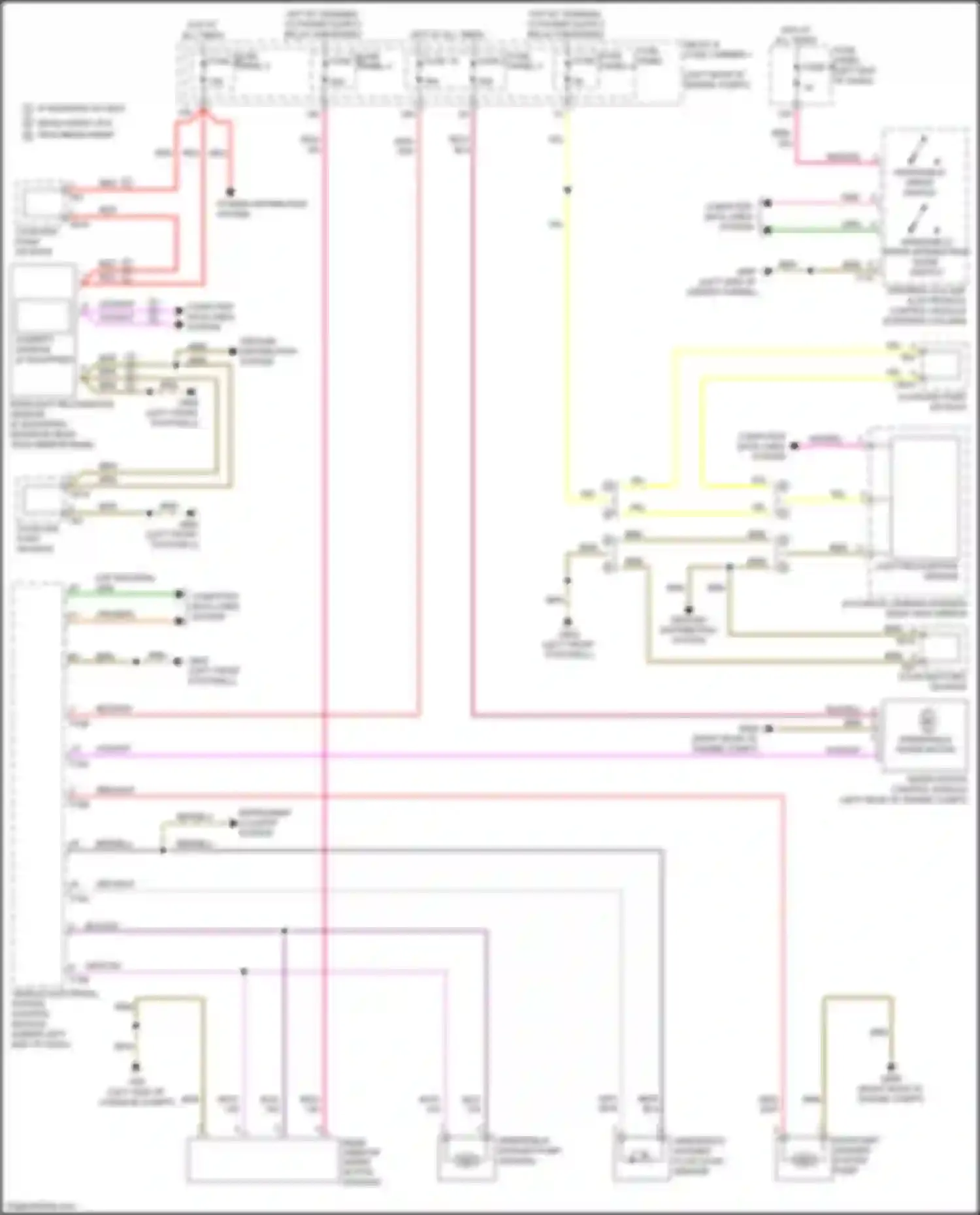 S4 Audi B9 (2016-2019): Wiper/washer circuit