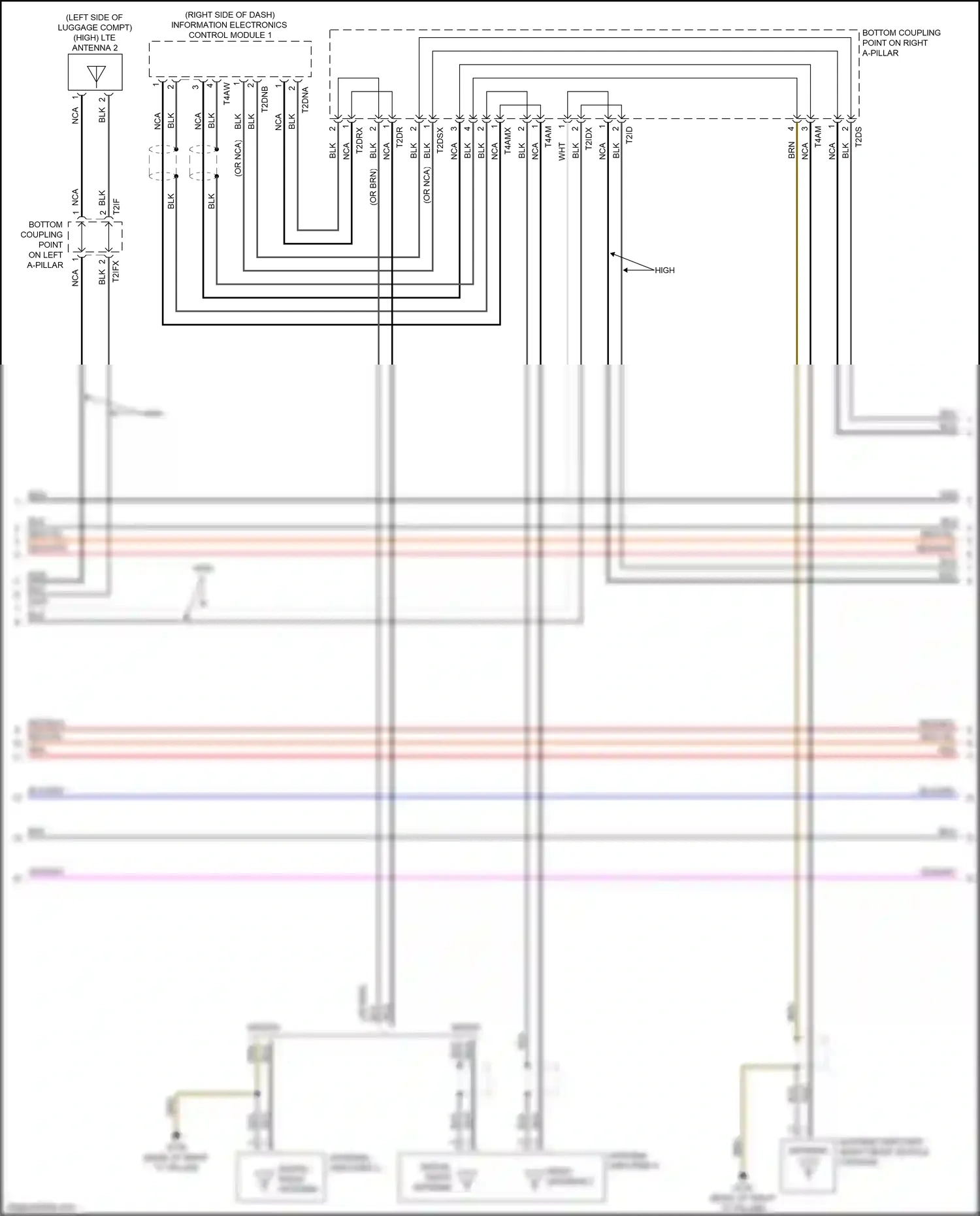 Wiring diagram blk for Audi S4 B9 (2016-2019) (72 of 95)