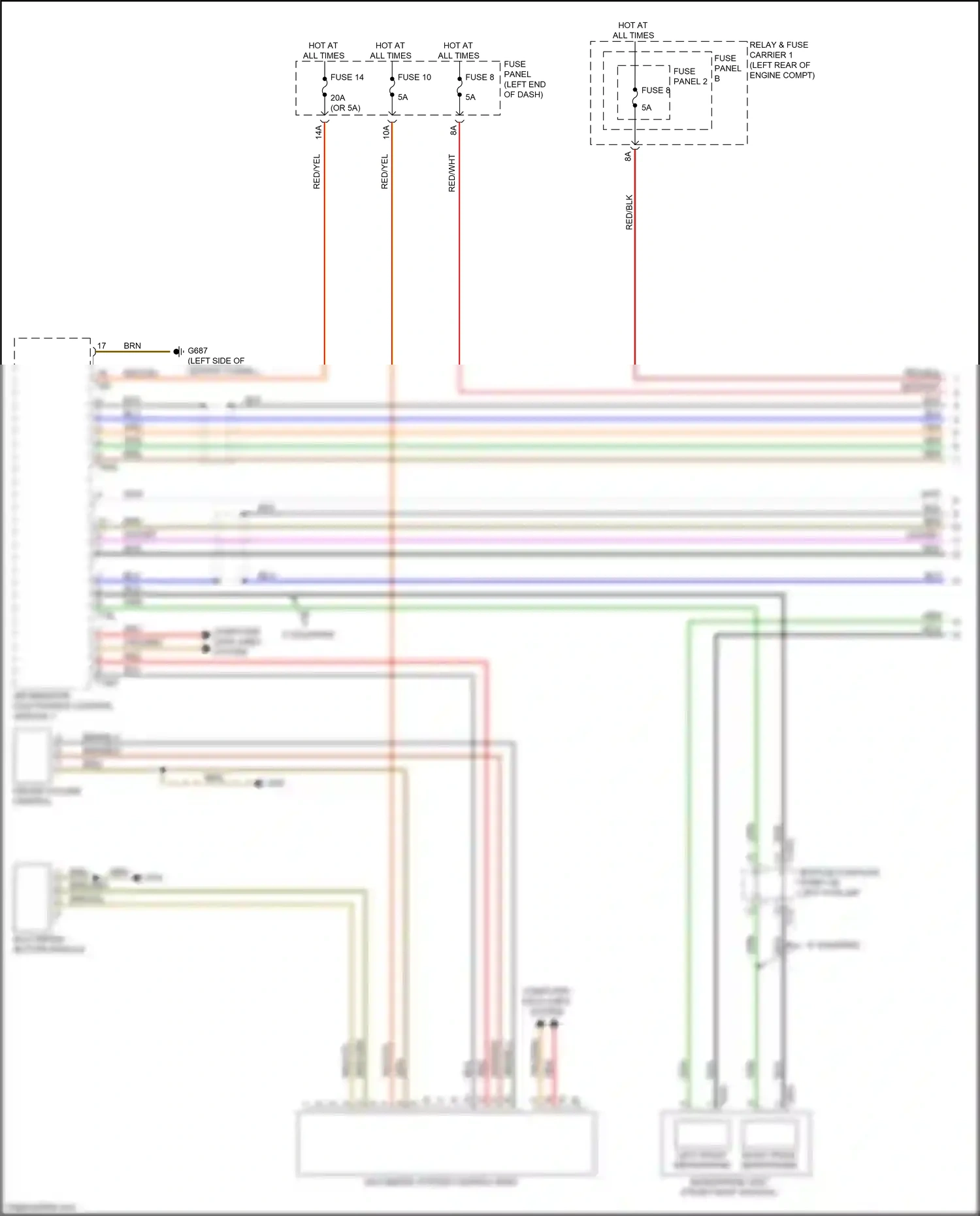 Wiring diagram blk for Audi S4 B9 (2016-2019) (54 of 95)