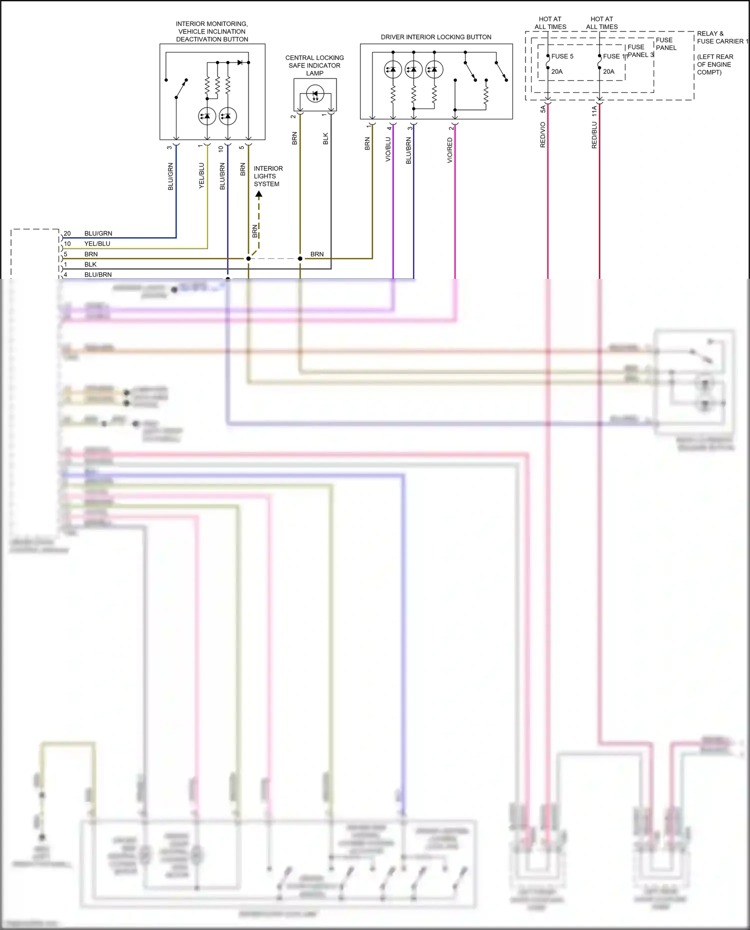 Wiring diagram blu for Audi S4 B9 (2016-2019) (4 of 73)