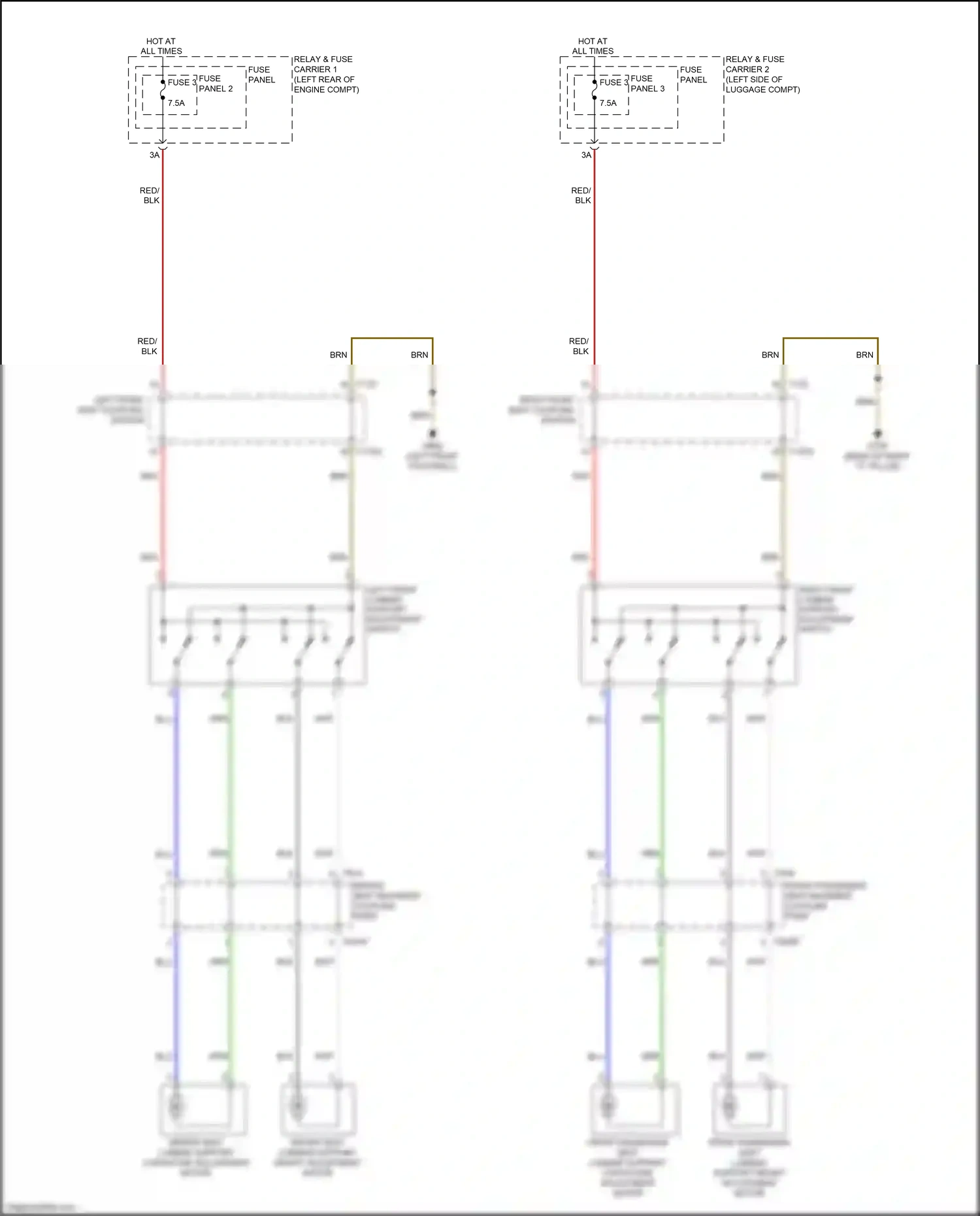 Wiring diagram brn for Audi S4 B9 (2016-2019) (121 of 145)