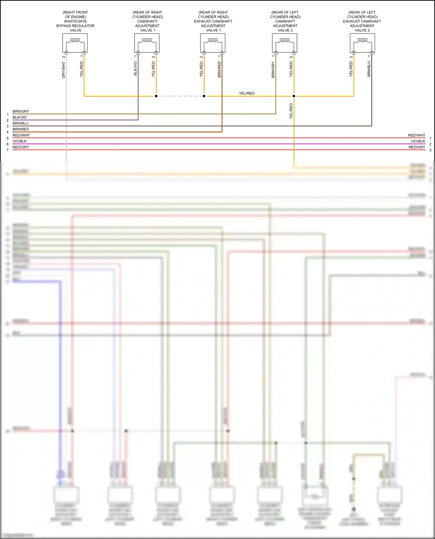 Wiring diagram brn/gry for Audi S4 B9 (2016-2019) (8 of 10)