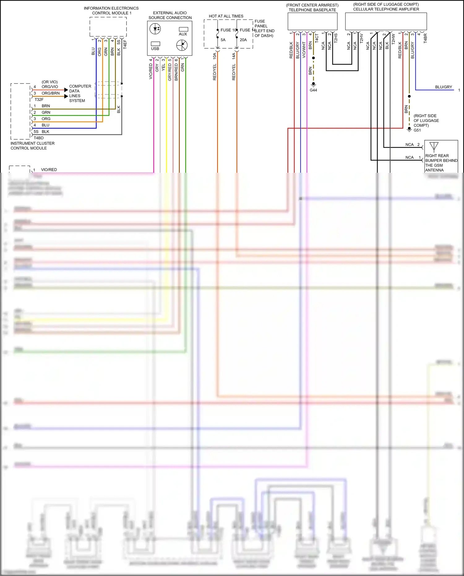 Wiring diagram brn/red for Audi S4 B9 (2016-2019) (8 of 18)