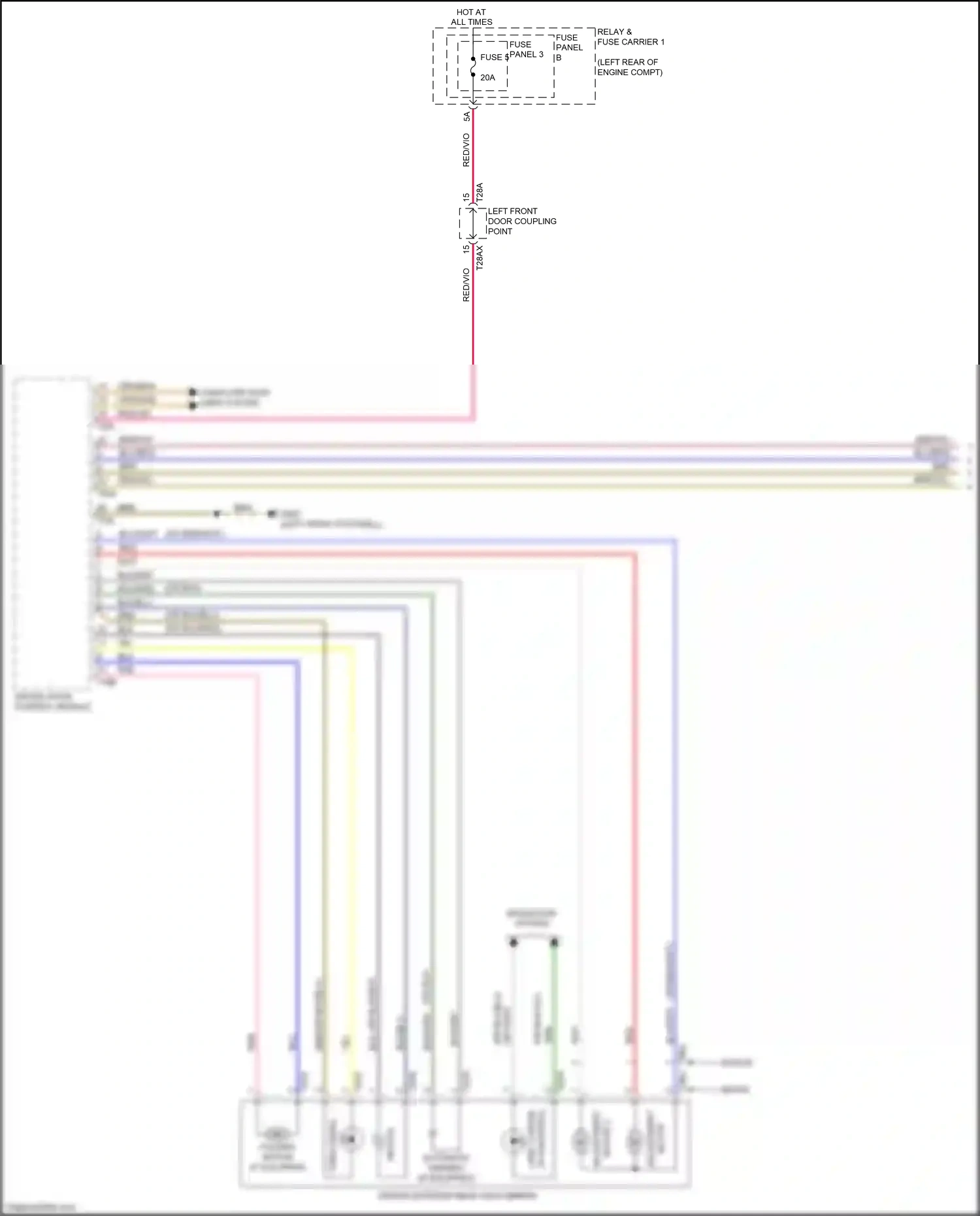 Wiring diagram brn/vio for Audi S4 B9 (2016-2019) (4 of 15)